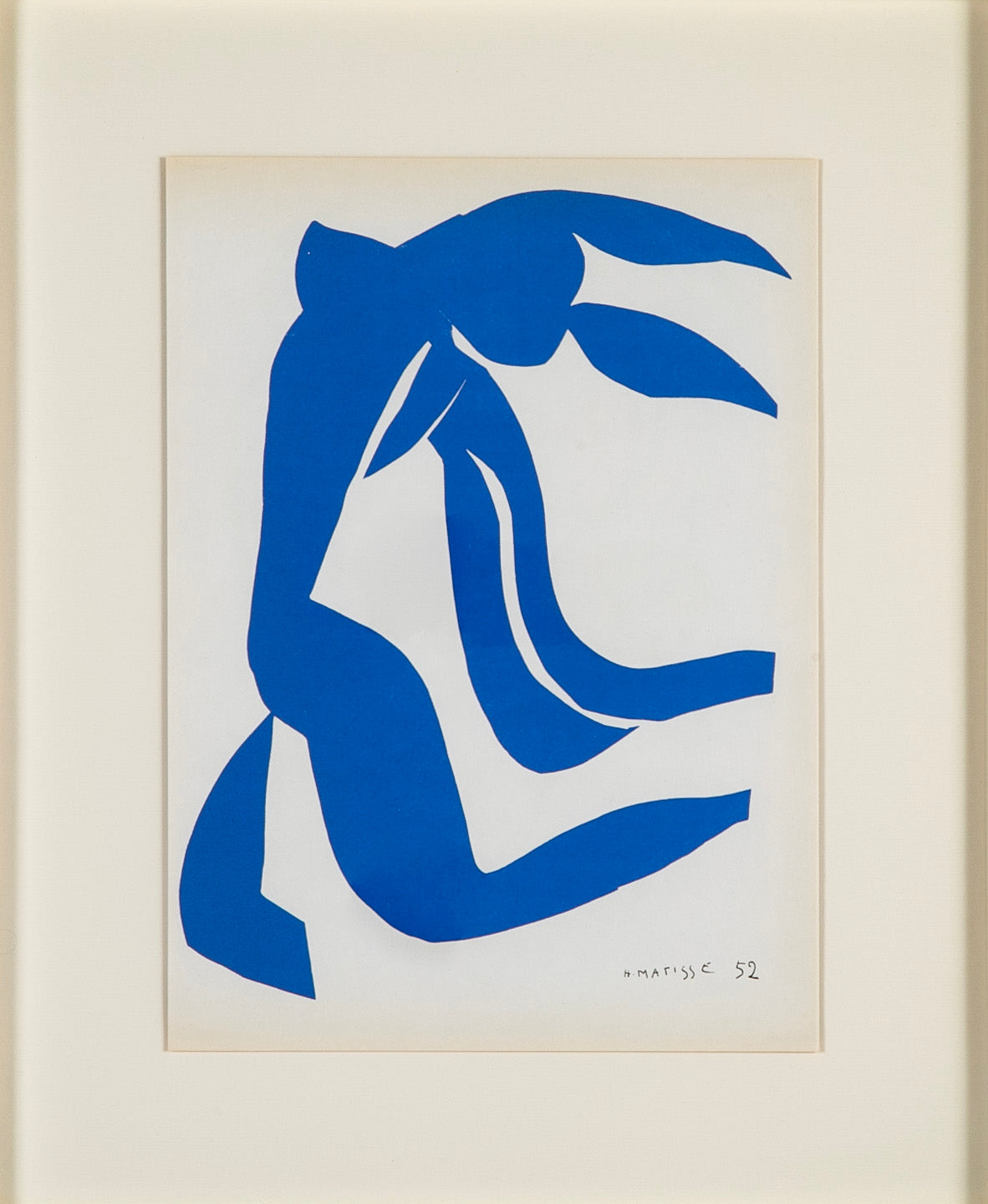 Henri Matisse Supervised Lithograph from his Original Cut Paper Maquette