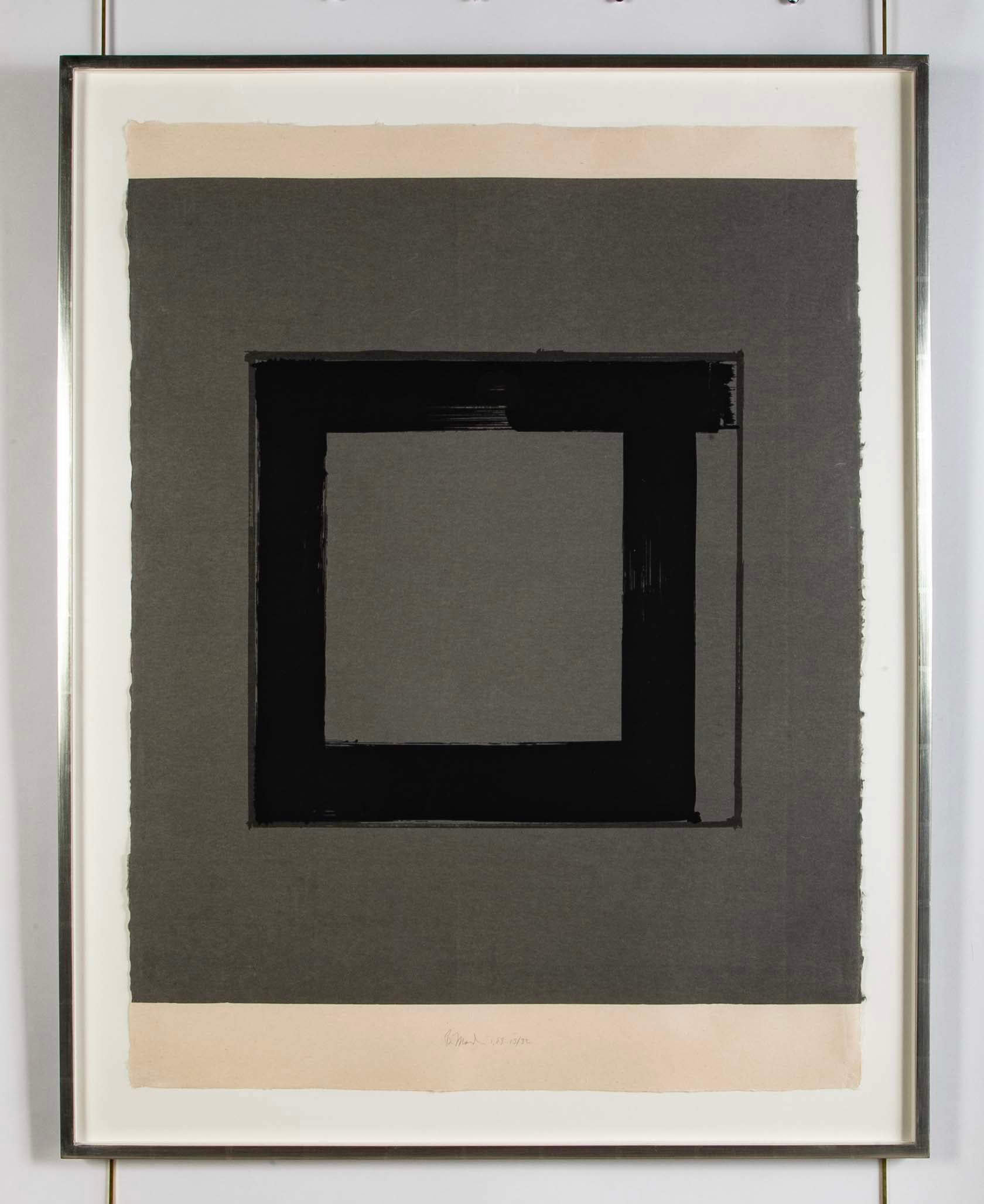 "Untitled III" Screenprint in Colors by American Artist Brice Marden