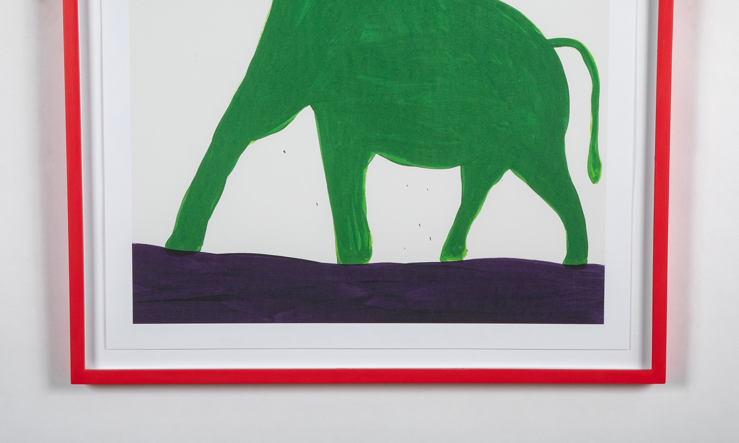 David Shrigley (b.1968) Print of Bull "I Will Not Fight"