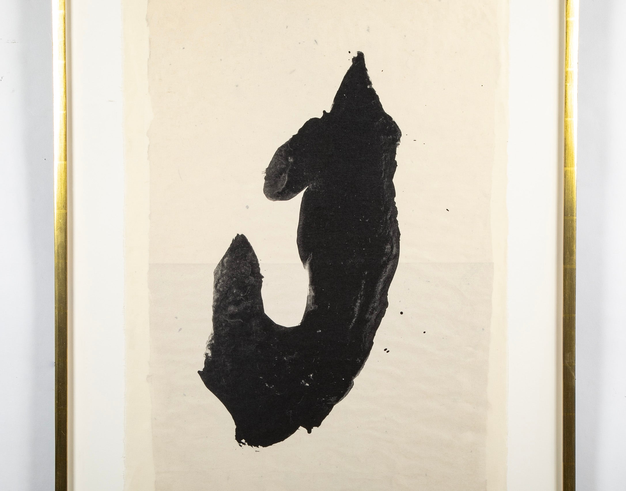 "Samurai II" Lithograph and Chine Applique by Robert Motherwell