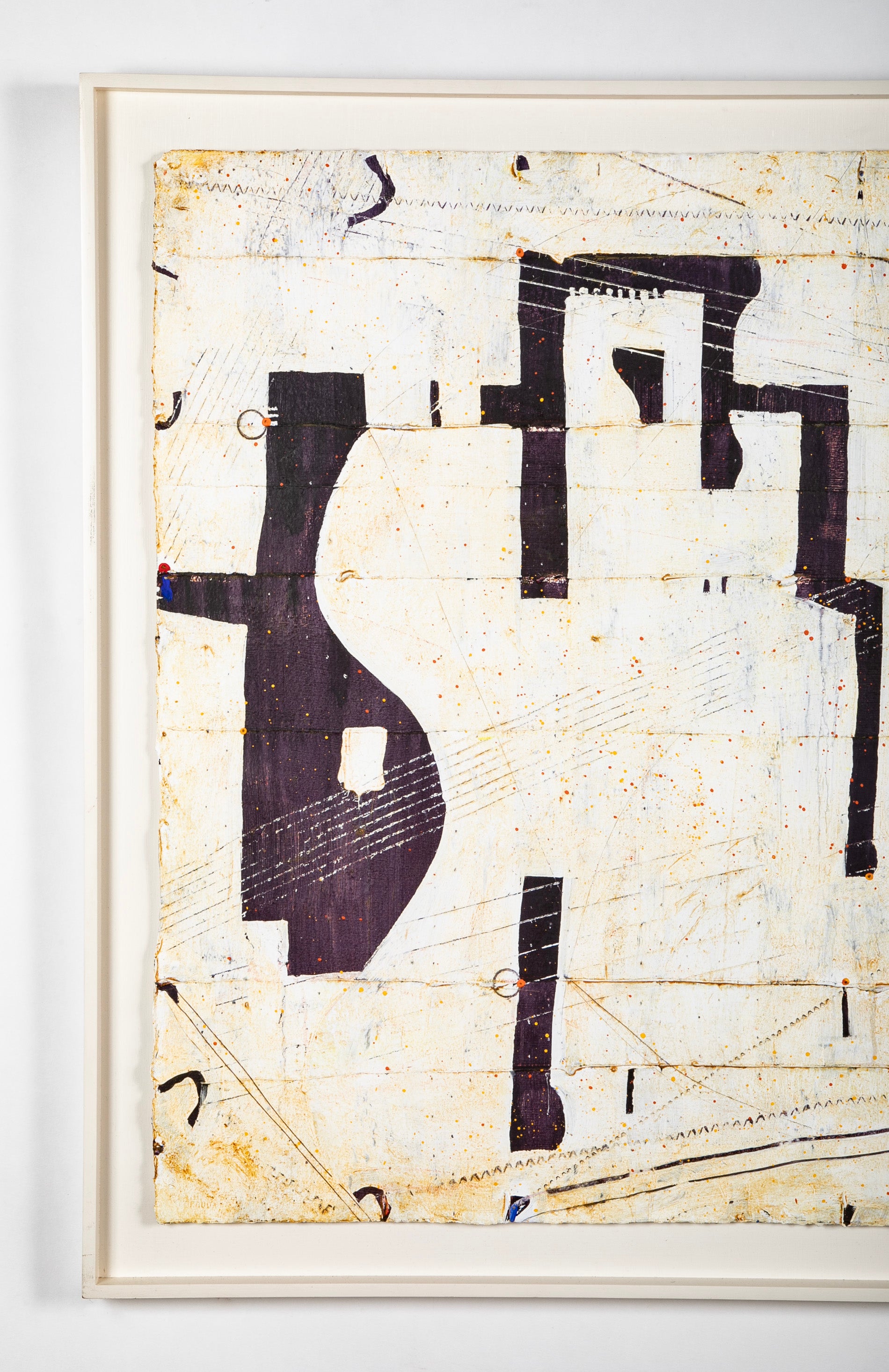 "Fifth Street Painting PO1.4" Gouache on Paper by Caio Fonseca