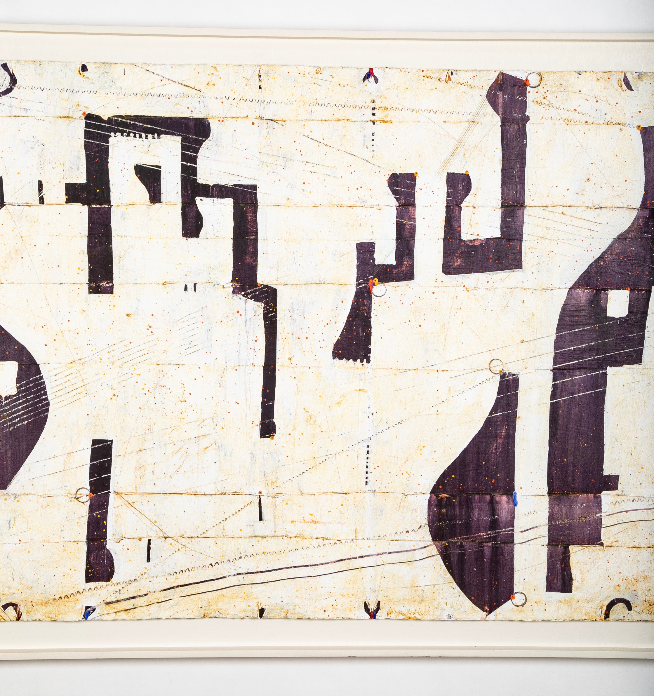 "Fifth Street Painting PO1.4" Gouache on Paper by Caio Fonseca