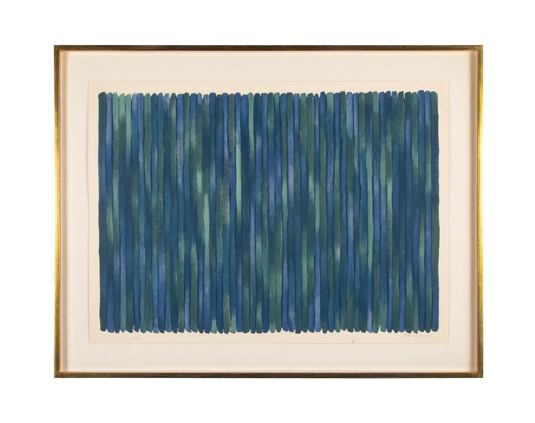 "Adams Rib" Lithograph in Colors by Gene Davis