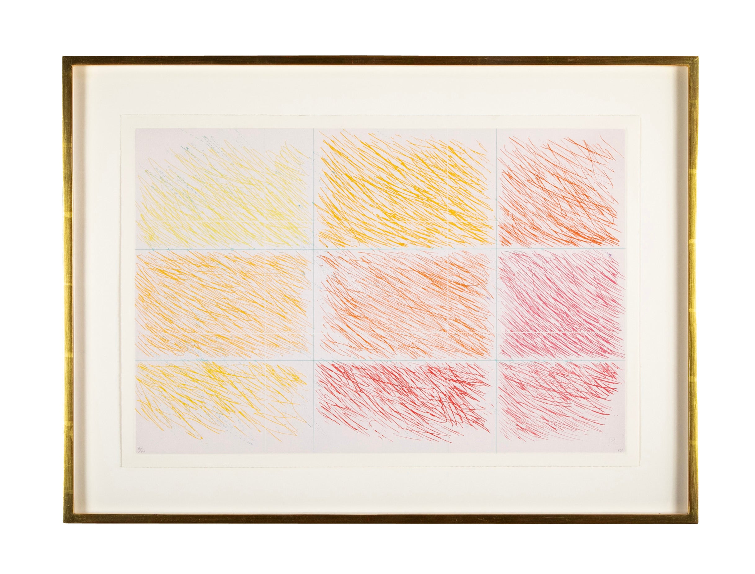 Color Aquatint and Etching by Color Field Painter Kenneth Noland