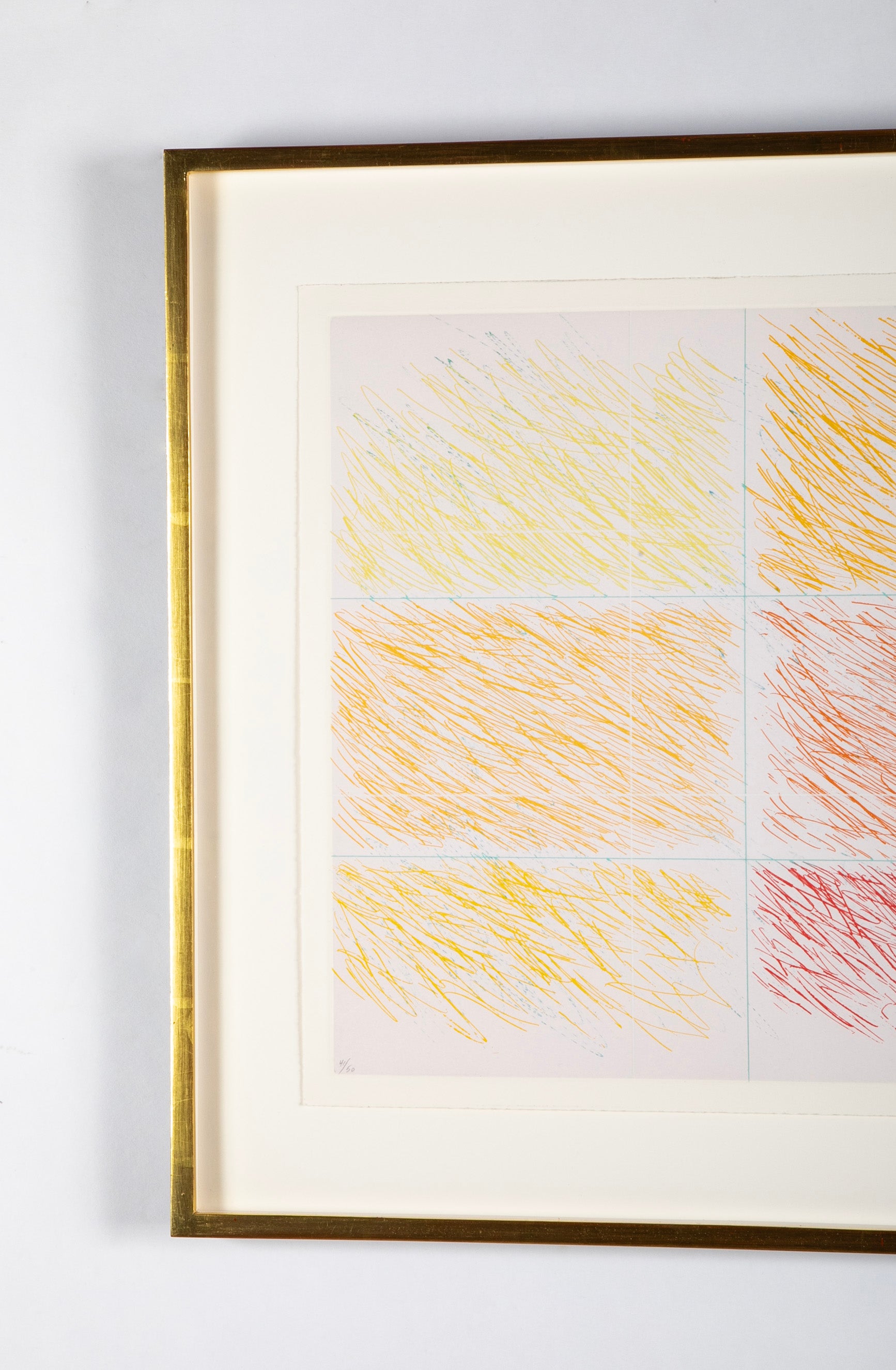 Color Aquatint and Etching by Color Field Painter Kenneth Noland