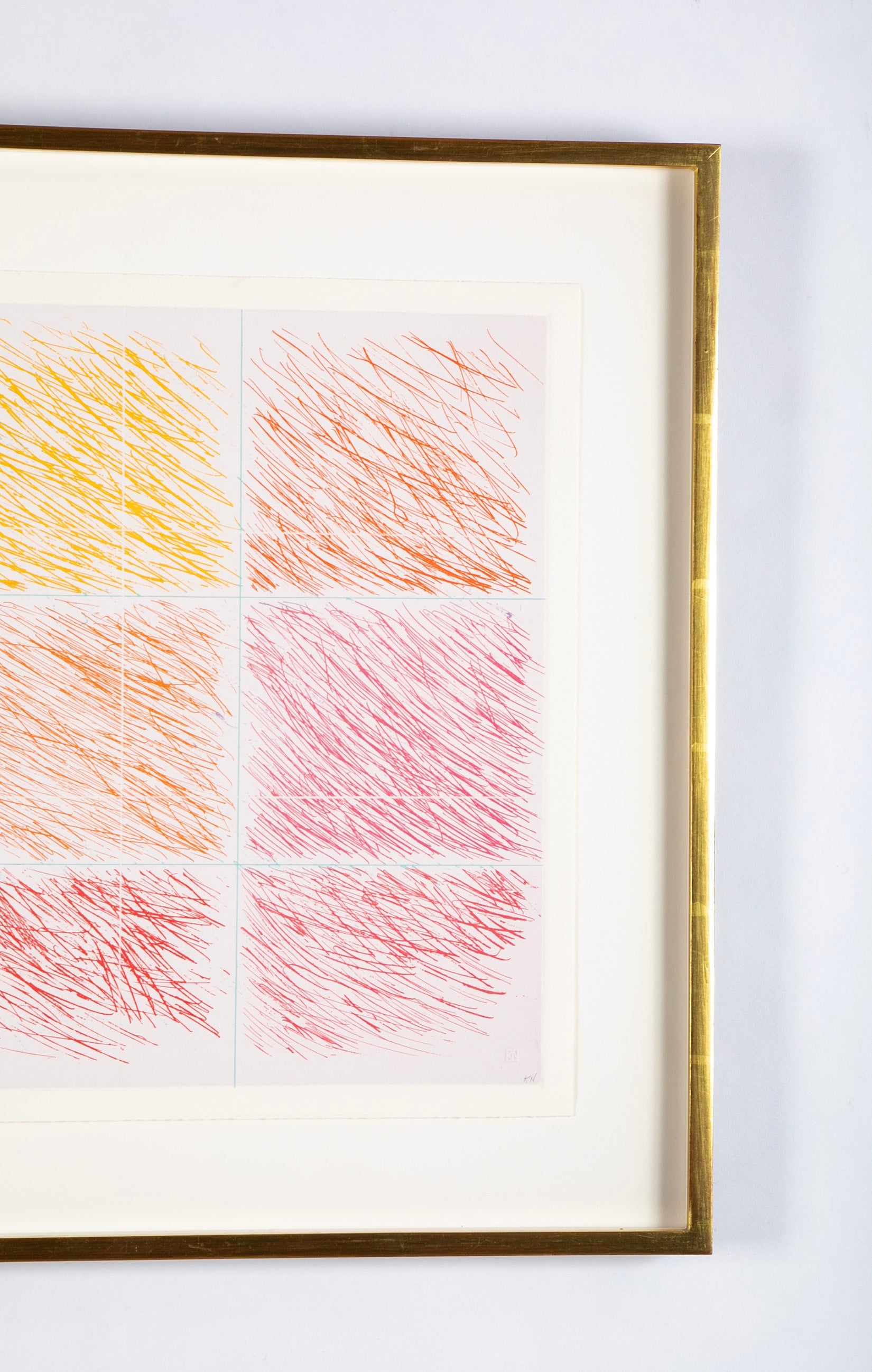 Color Aquatint and Etching by Color Field Painter Kenneth Noland