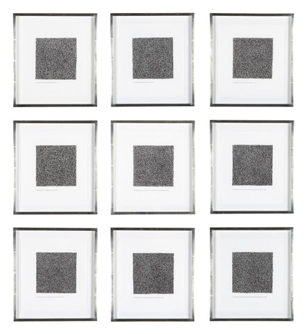 Sol Lewitt Drawings for "Squarings" Poems by Irish Poet & Nobel Prize Recipient Seamus Heaney