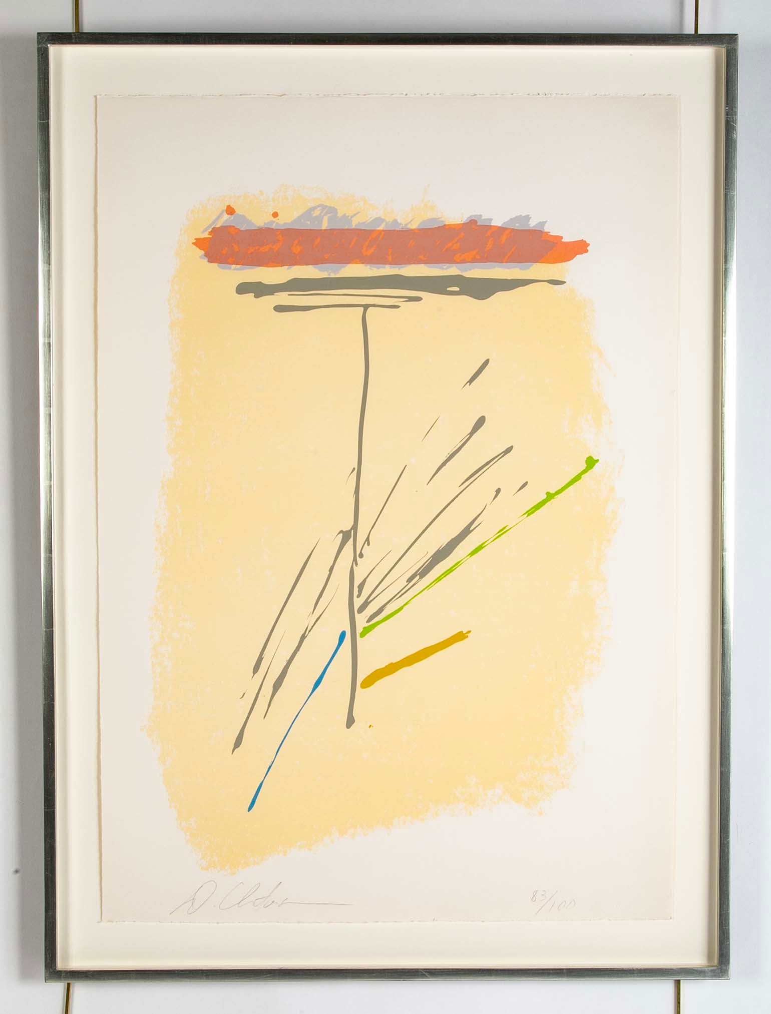 Dan Christensen Signed & Numbered Print by Fine Creations Inc