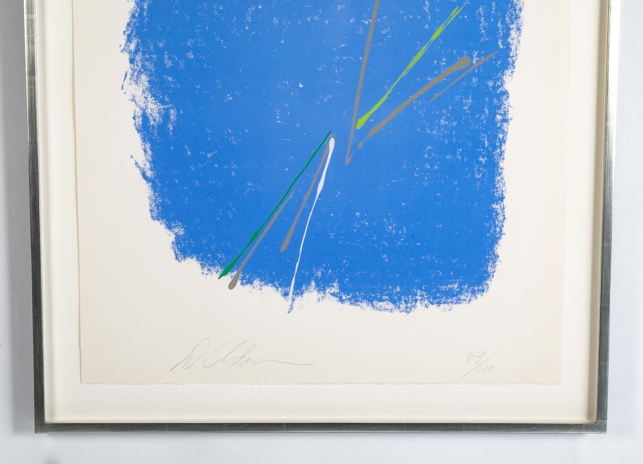 Dan Christensen Signed & Numbered Print by Fine Creations Inc