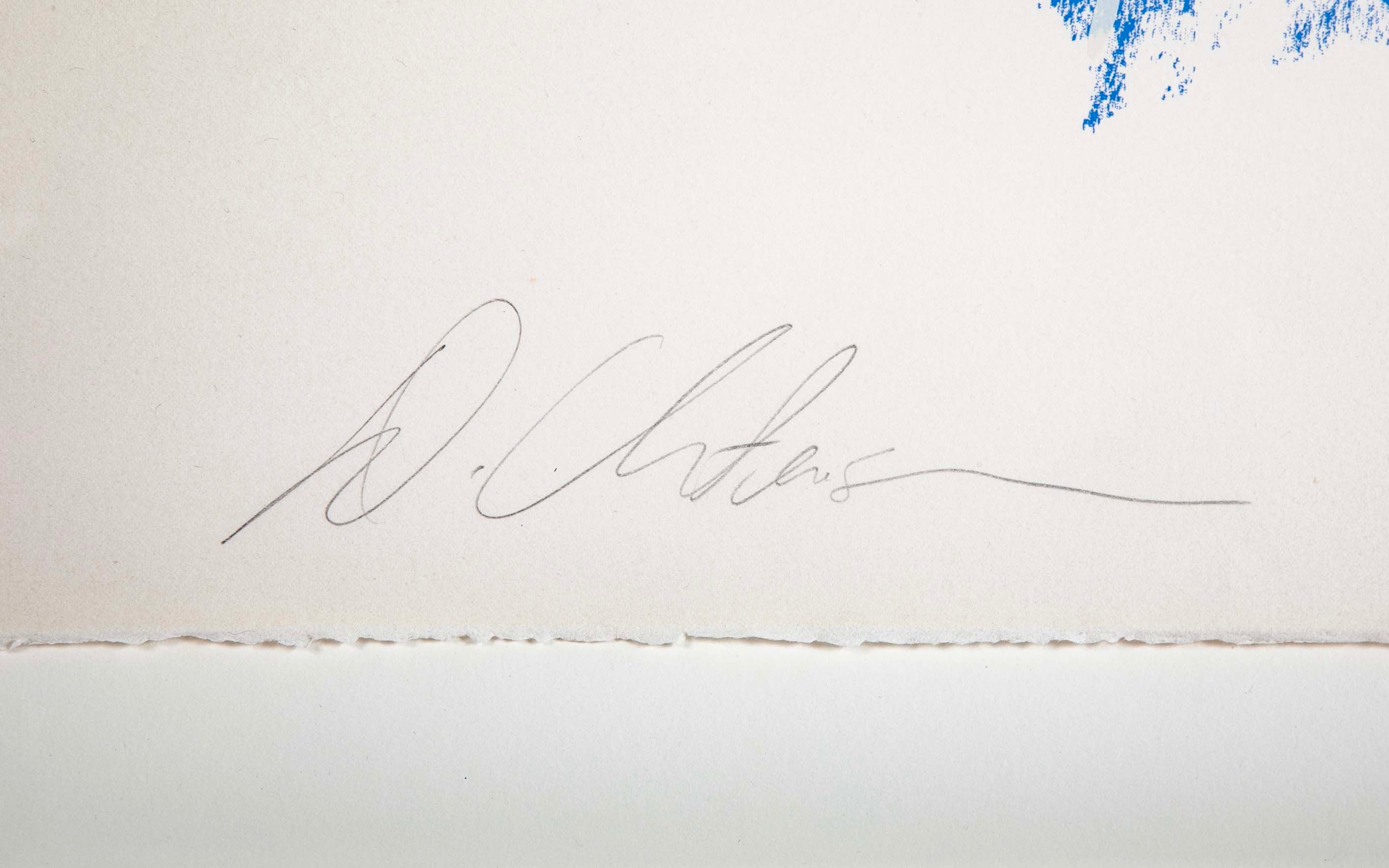 Dan Christensen Signed & Numbered Print by Fine Creations Inc