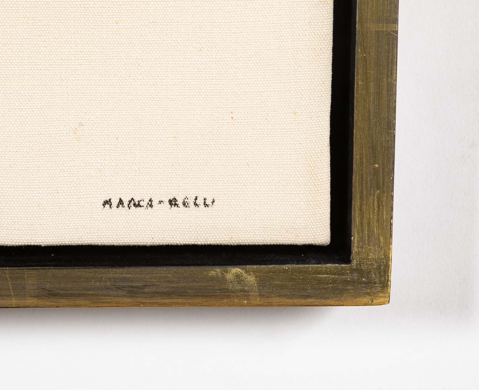 Conrad Marca-Relli Oil & Paper Collage on Canvas