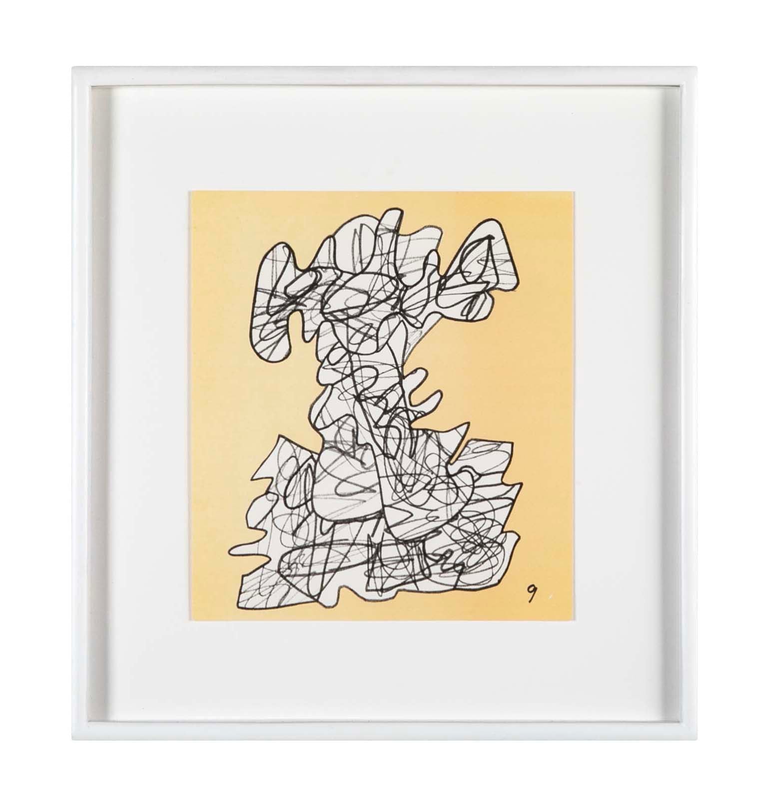 9 Lithographs by Jean Dubuffet from "Conjectures 1983" - Priced Individually