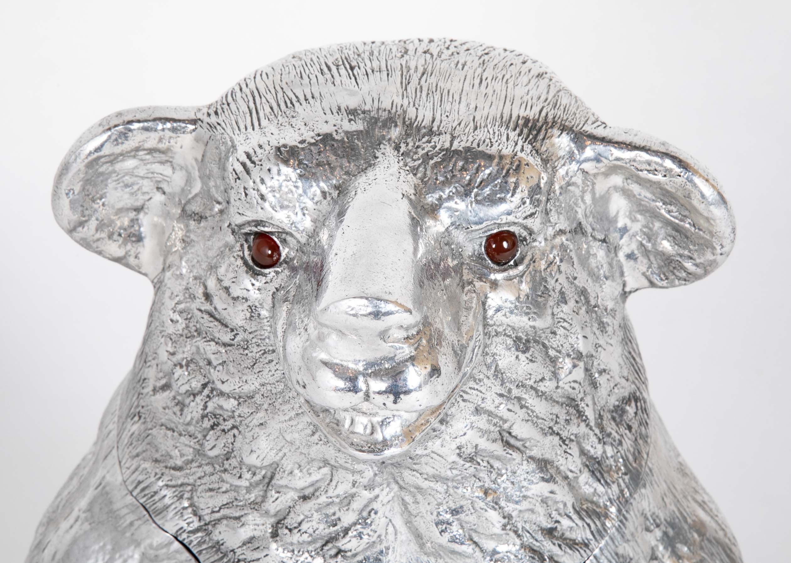 Arthur Court Seated Polar Bear Aluminum Wine Cooler - Two Available