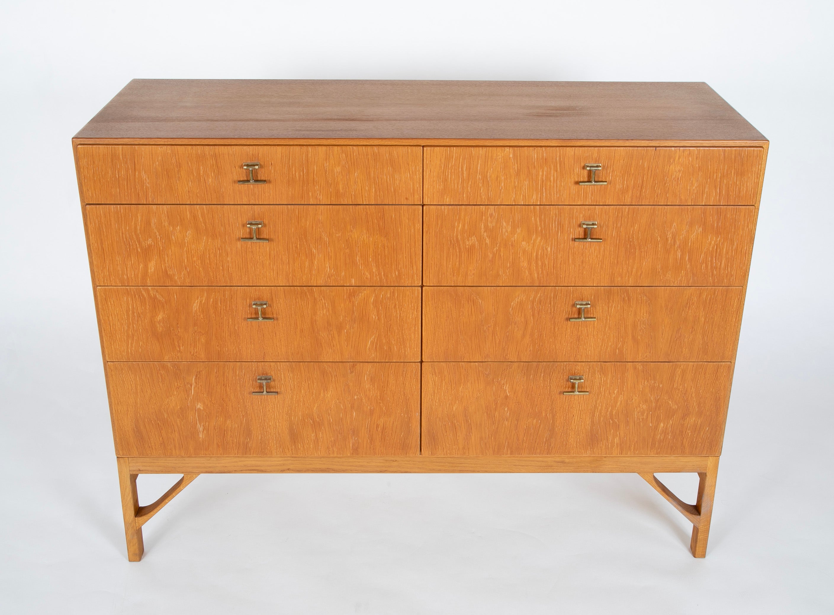 Pair of Borge Mogensen Oak & Brass Chests