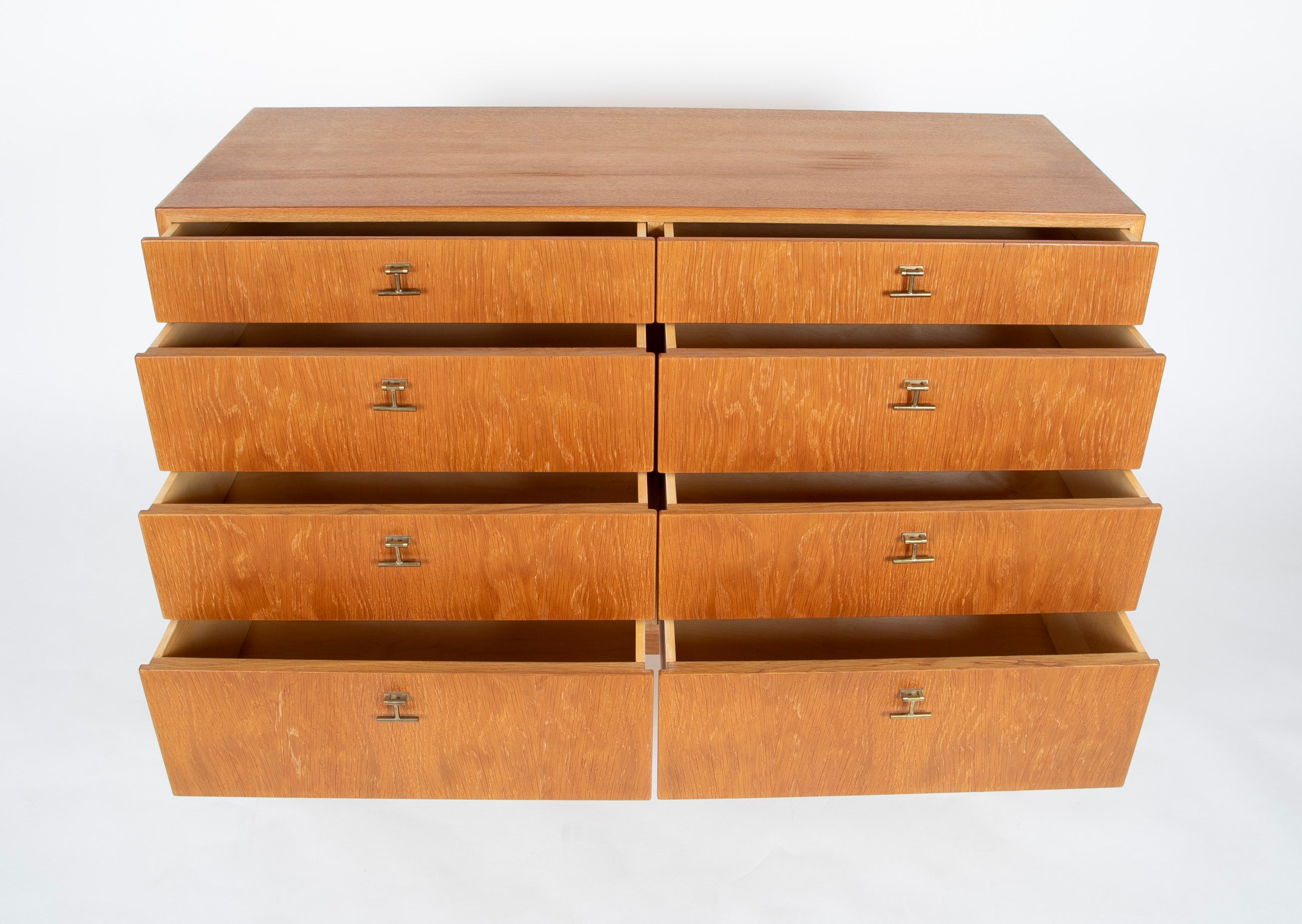 Pair of Borge Mogensen Oak & Brass Chests