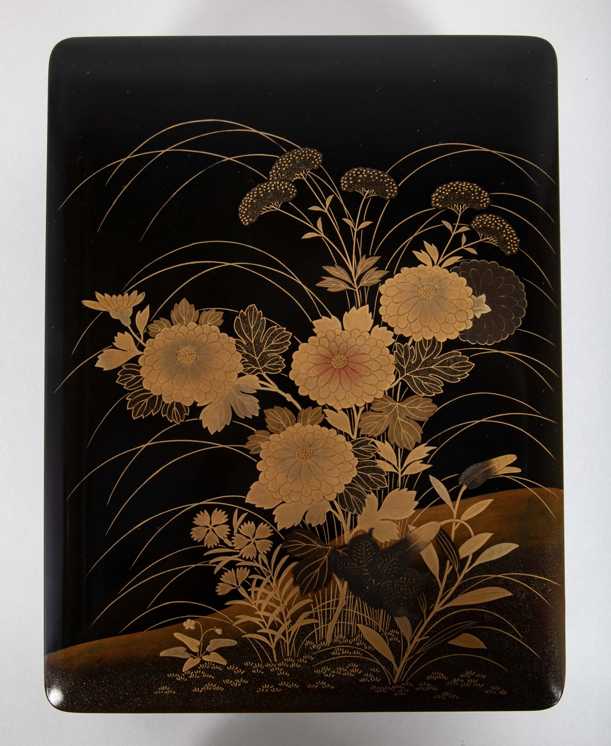 Black Lacquer Suzuribako Box From Zohiko Lacquerware Shop Kyoto, Japan