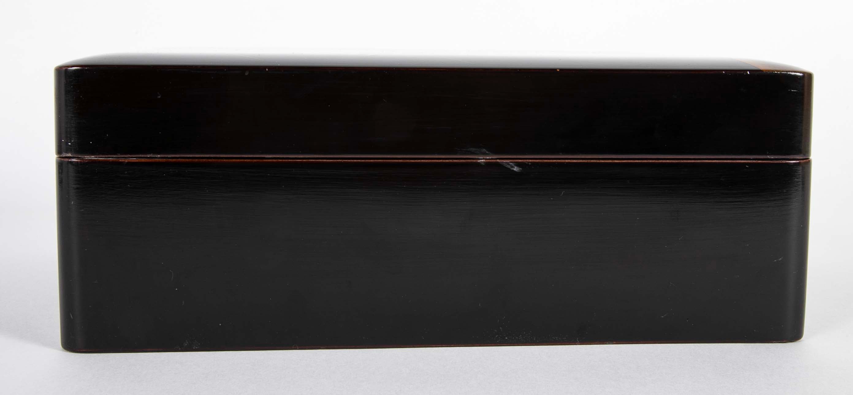 Black Lacquer Suzuribako Box From Zohiko Lacquerware Shop Kyoto, Japan