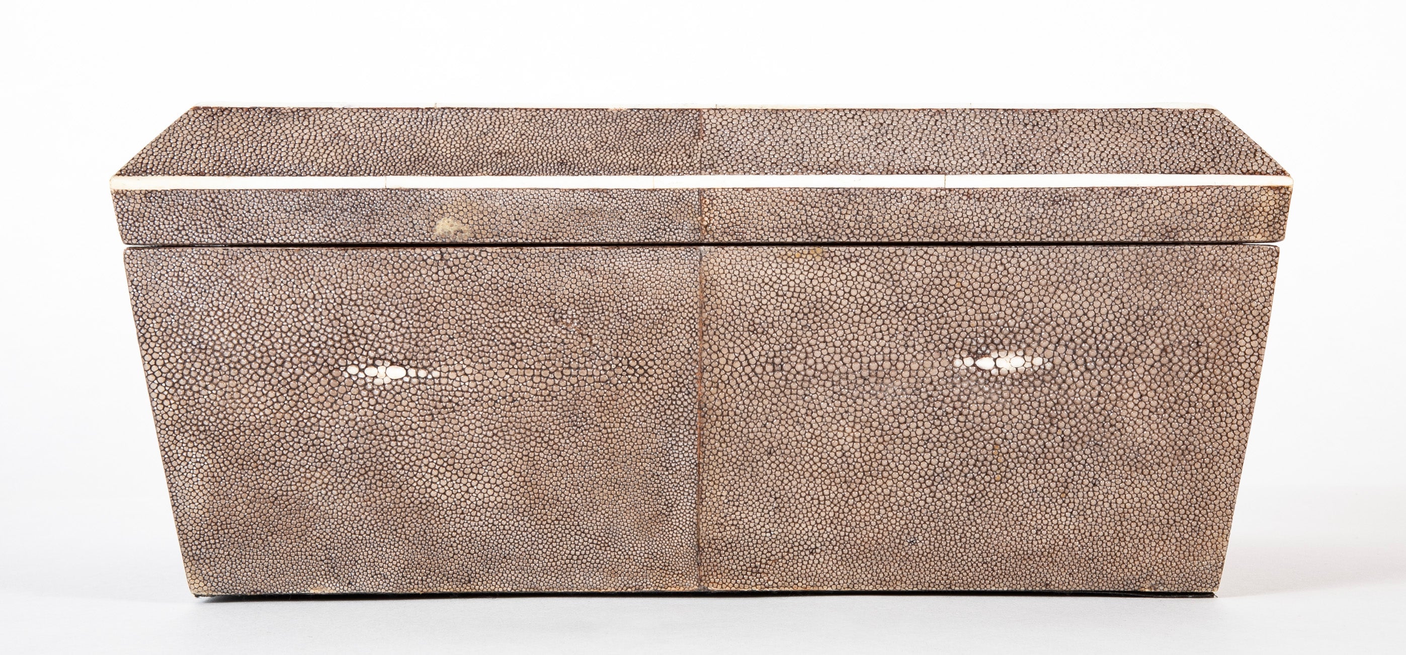 R & Y Augousti Shagreen Jewelry Box