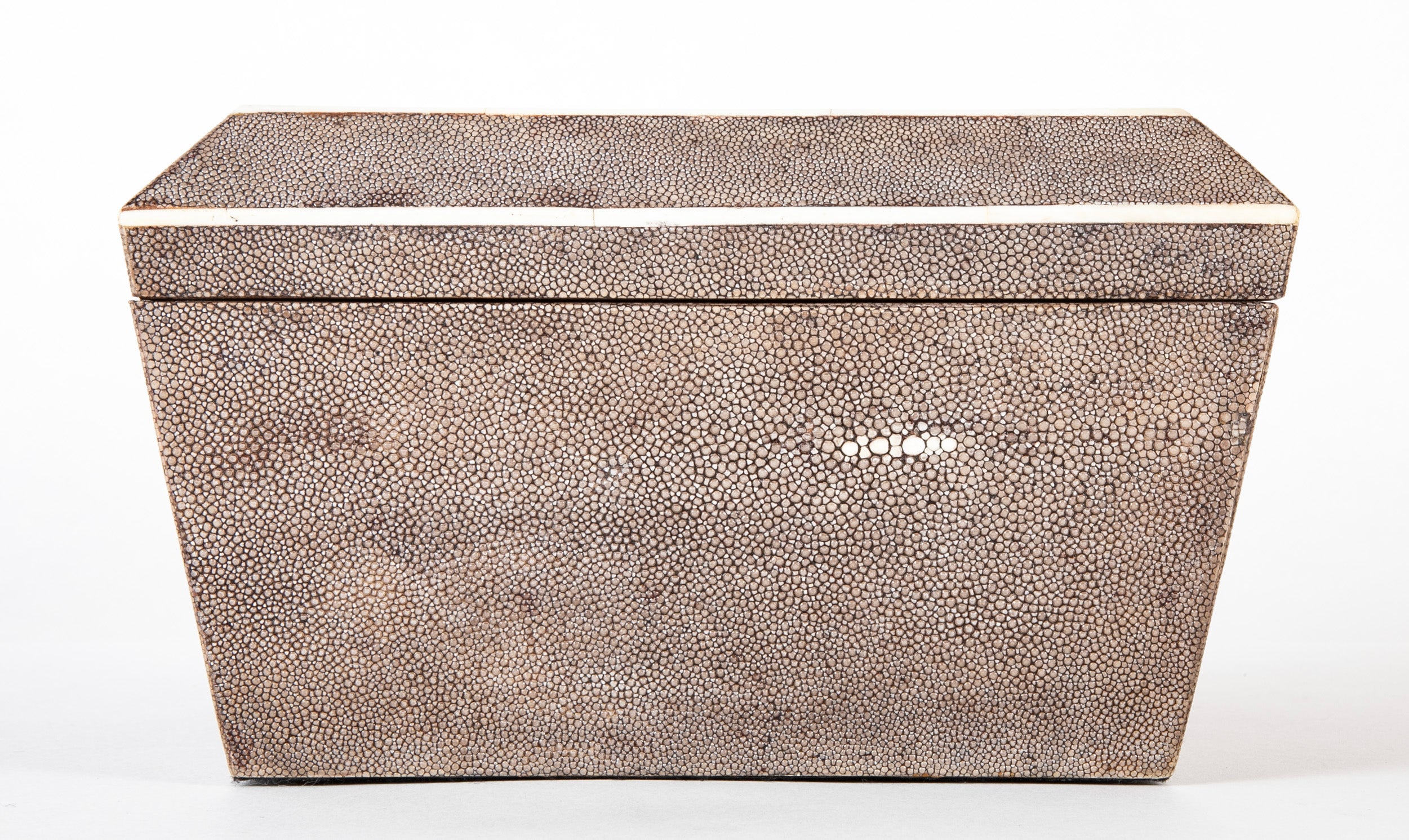 R & Y Augousti Shagreen Jewelry Box