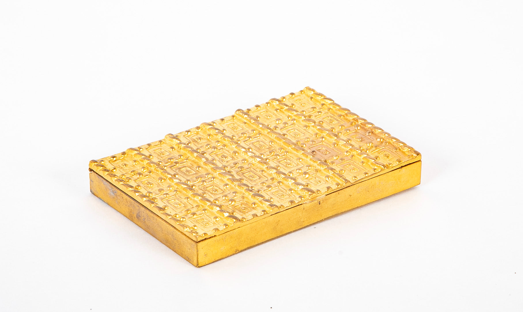 A Line Vautrin Bronze D'Ore Cork Lined Box