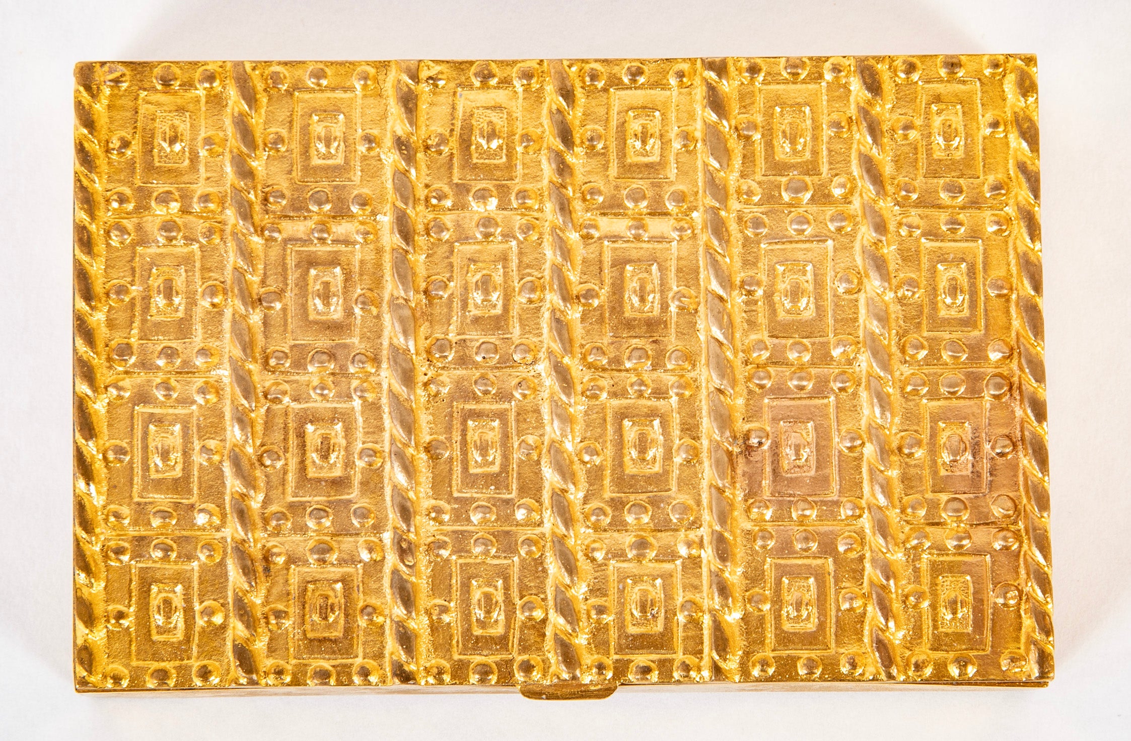 A Line Vautrin Bronze D'Ore Cork Lined Box