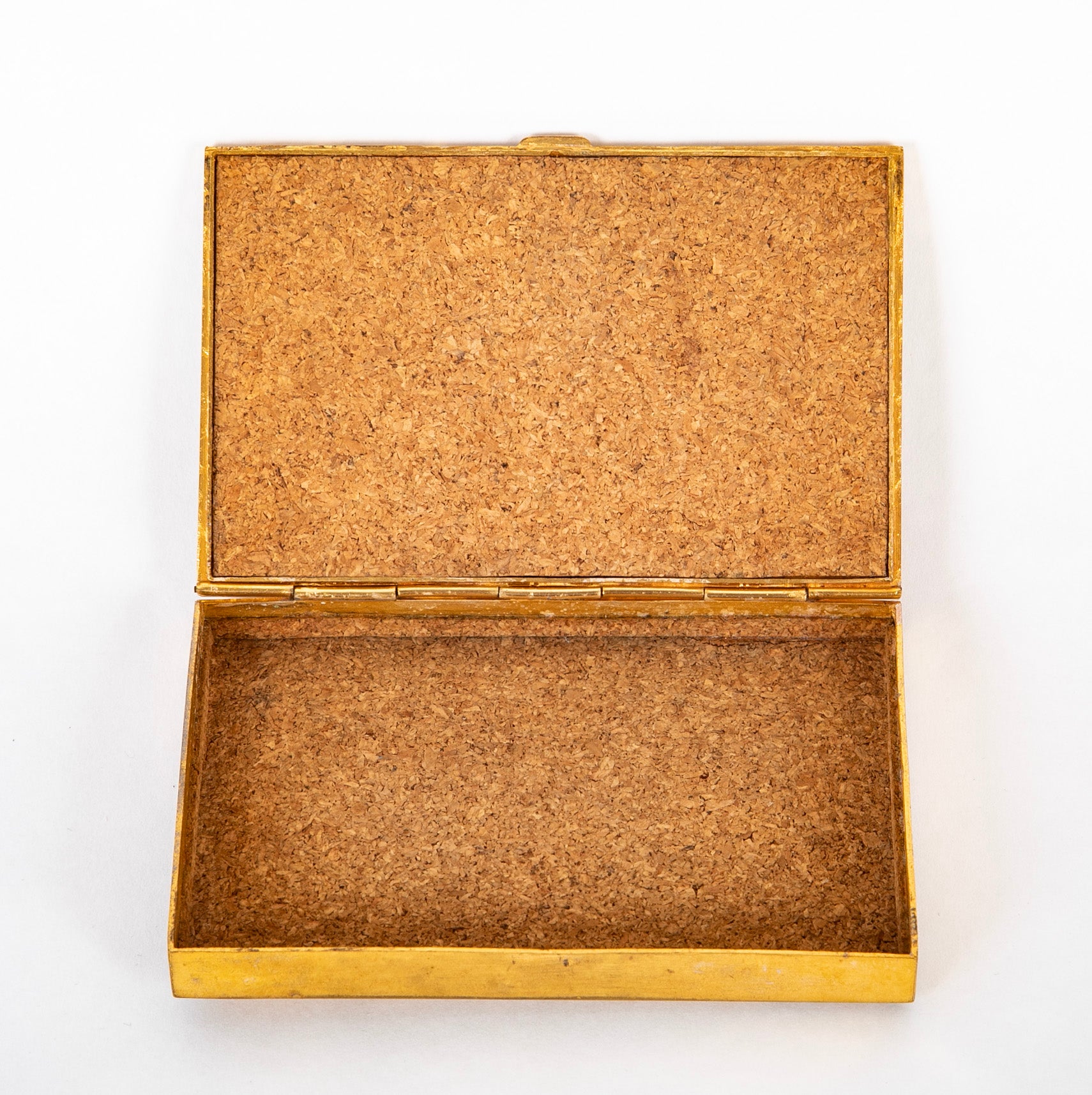 A Line Vautrin Bronze D'Ore Cork Lined Box