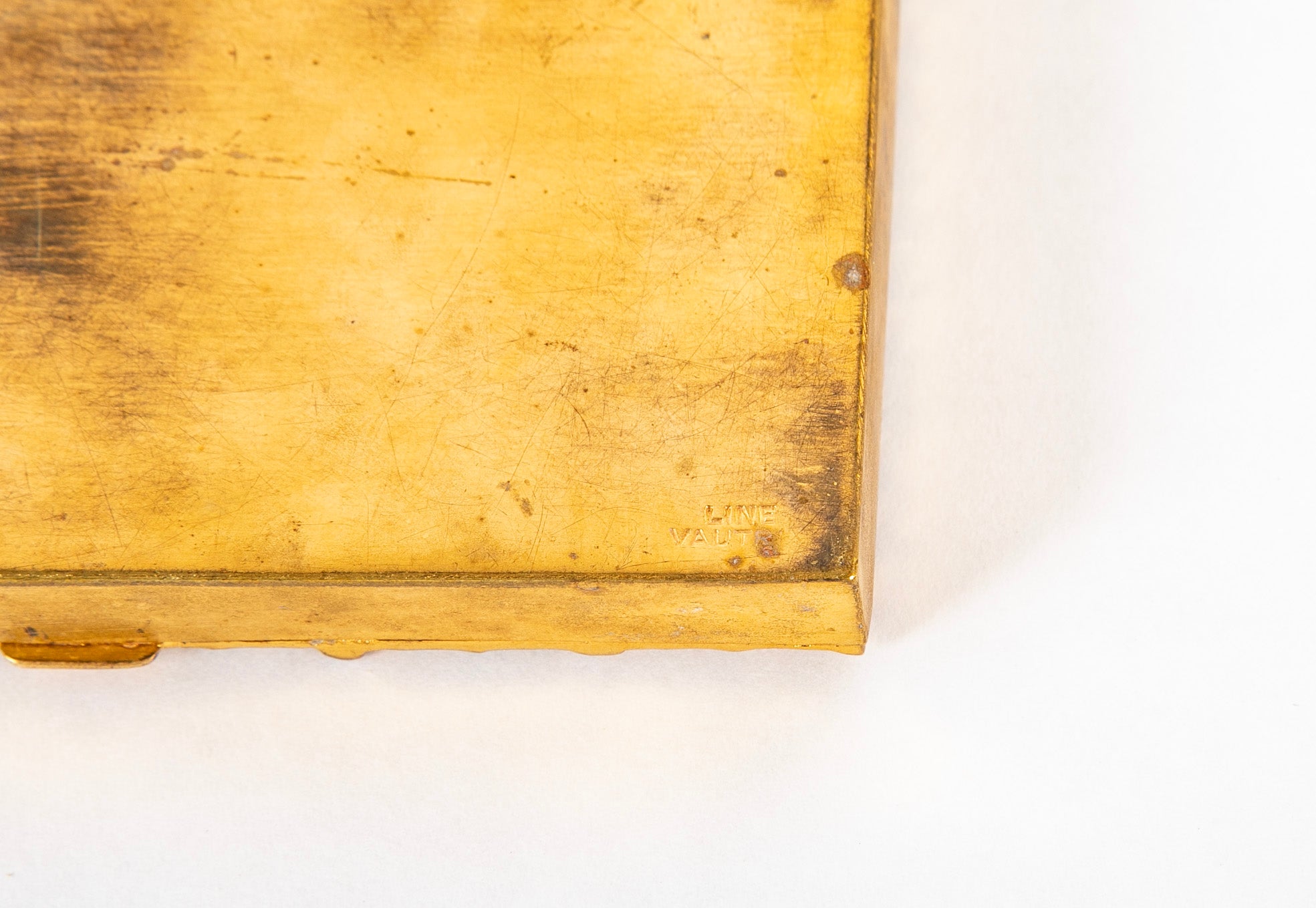 A Line Vautrin Bronze D'Ore Cork Lined Box