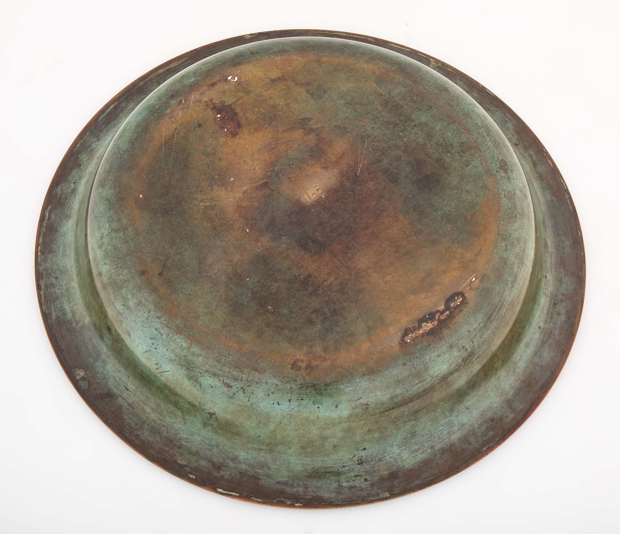 A Just Andersen Patinated Bronze Bowl