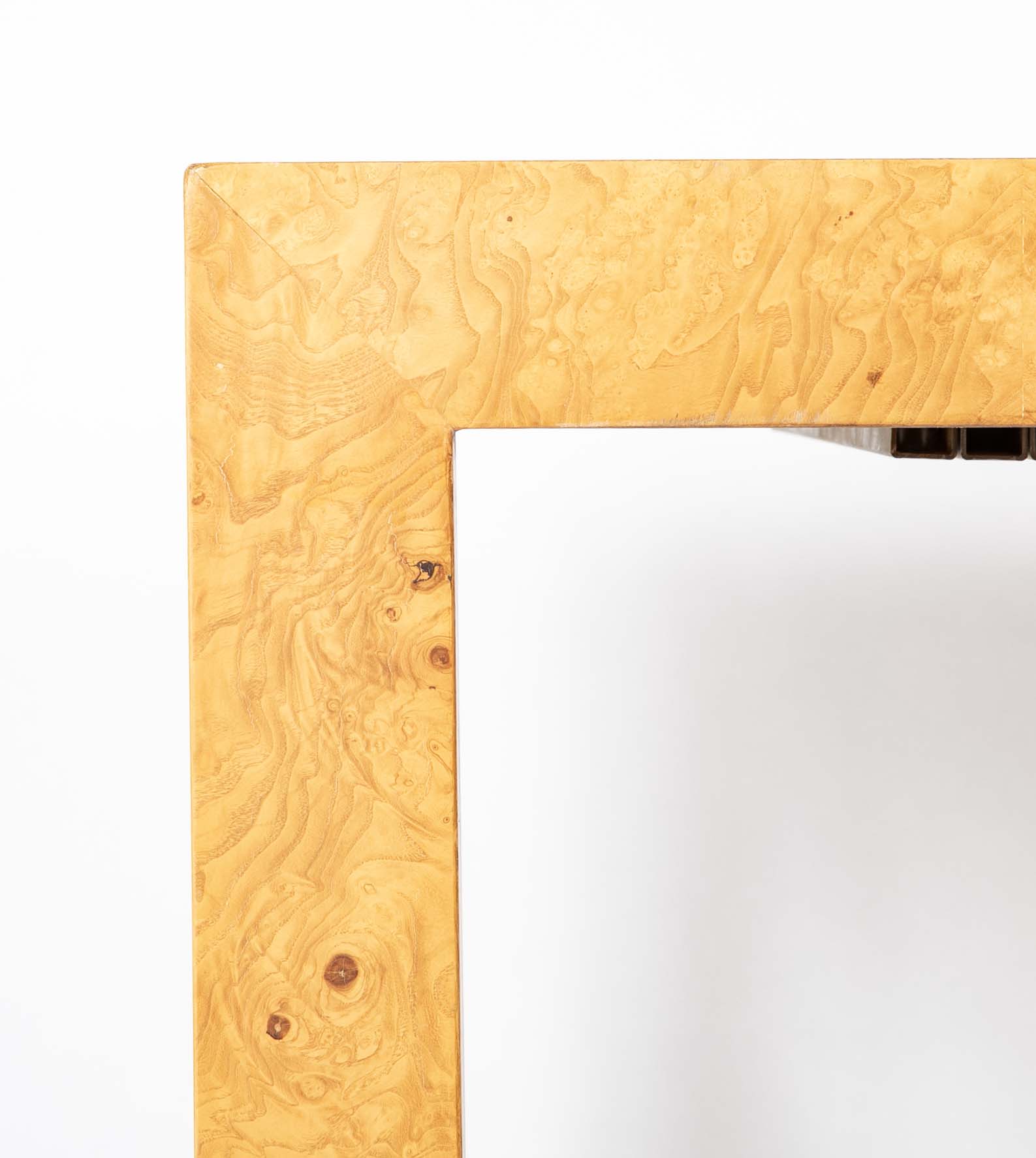 Milo Baughman for Thayer Coggin Maple Burl Veneer Dining Table