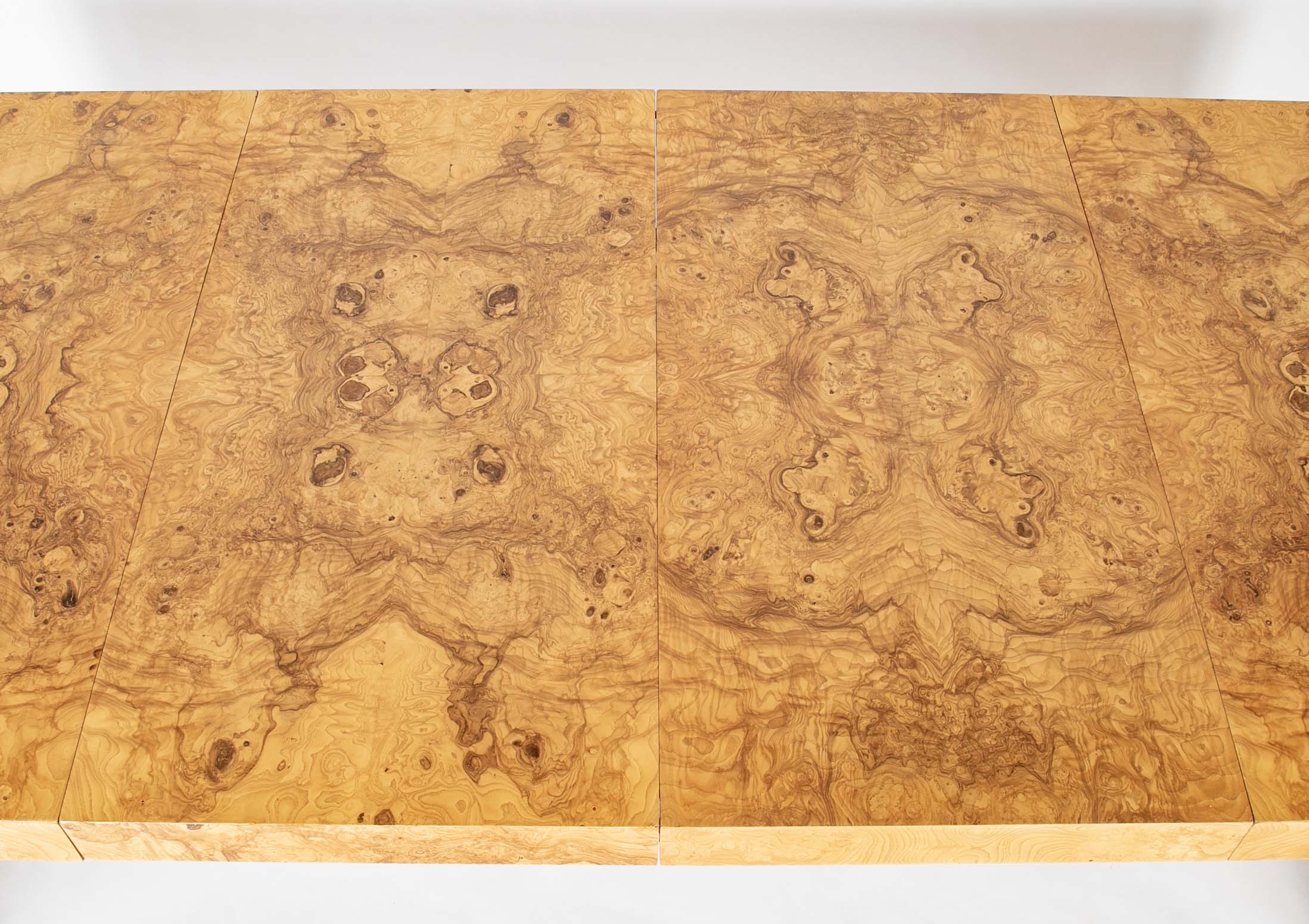 Milo Baughman for Thayer Coggin Maple Burl Veneer Dining Table