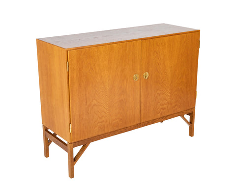 Borge Mogensen Two Door Oak Sideboard with Brass Handles