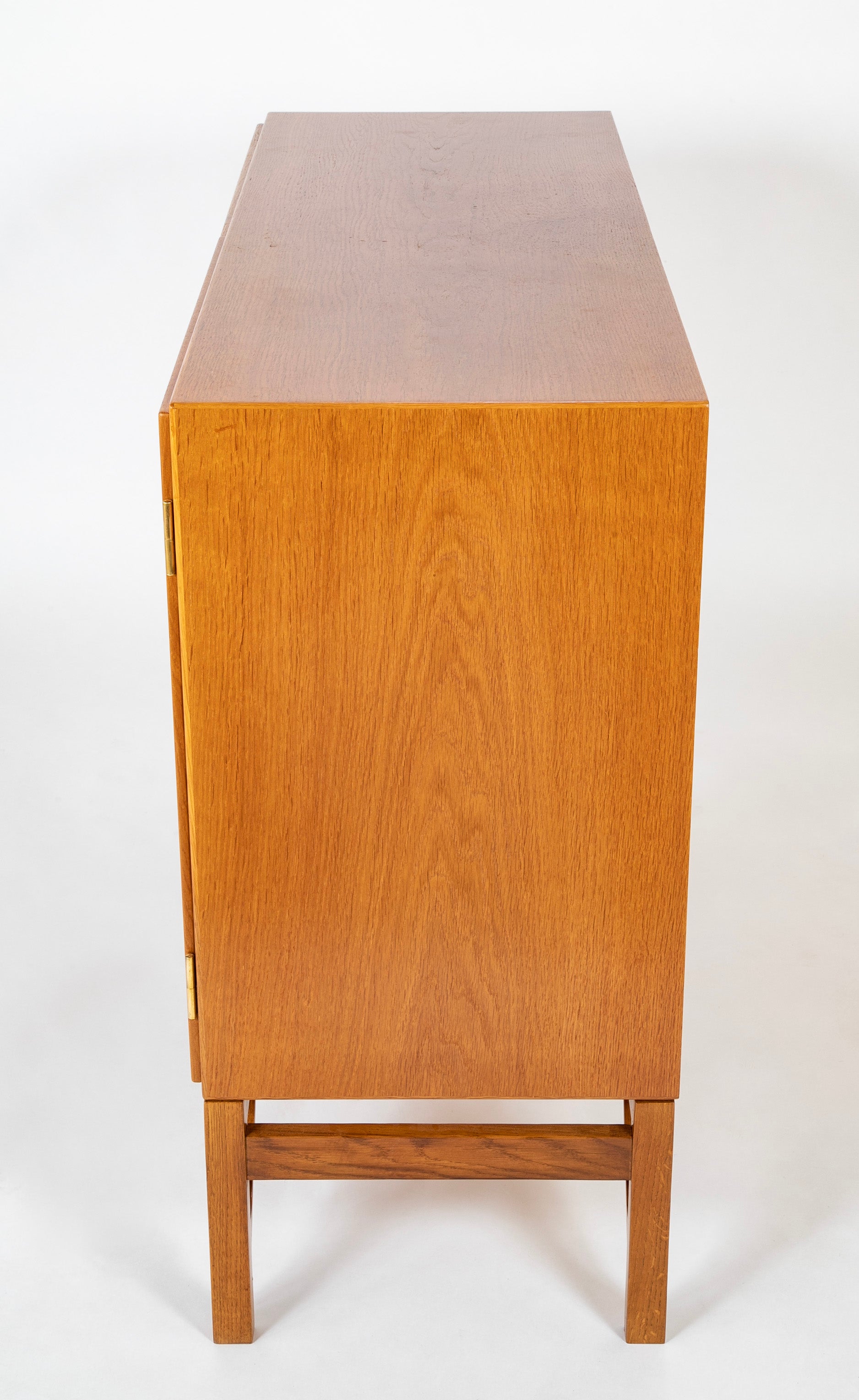 Borge Mogensen Two Door Oak Sideboard with Brass Handles