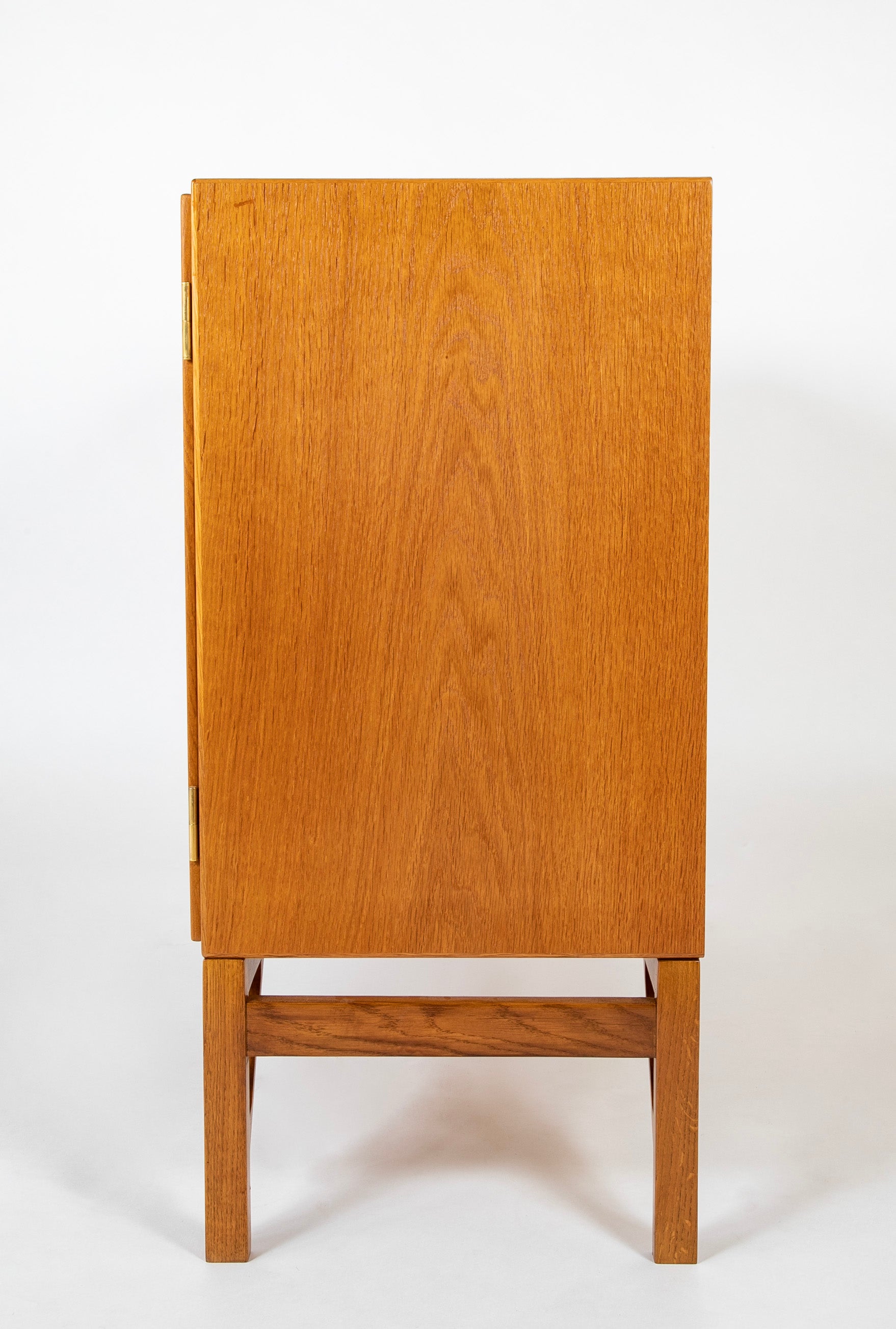Borge Mogensen Two Door Oak Sideboard with Brass Handles