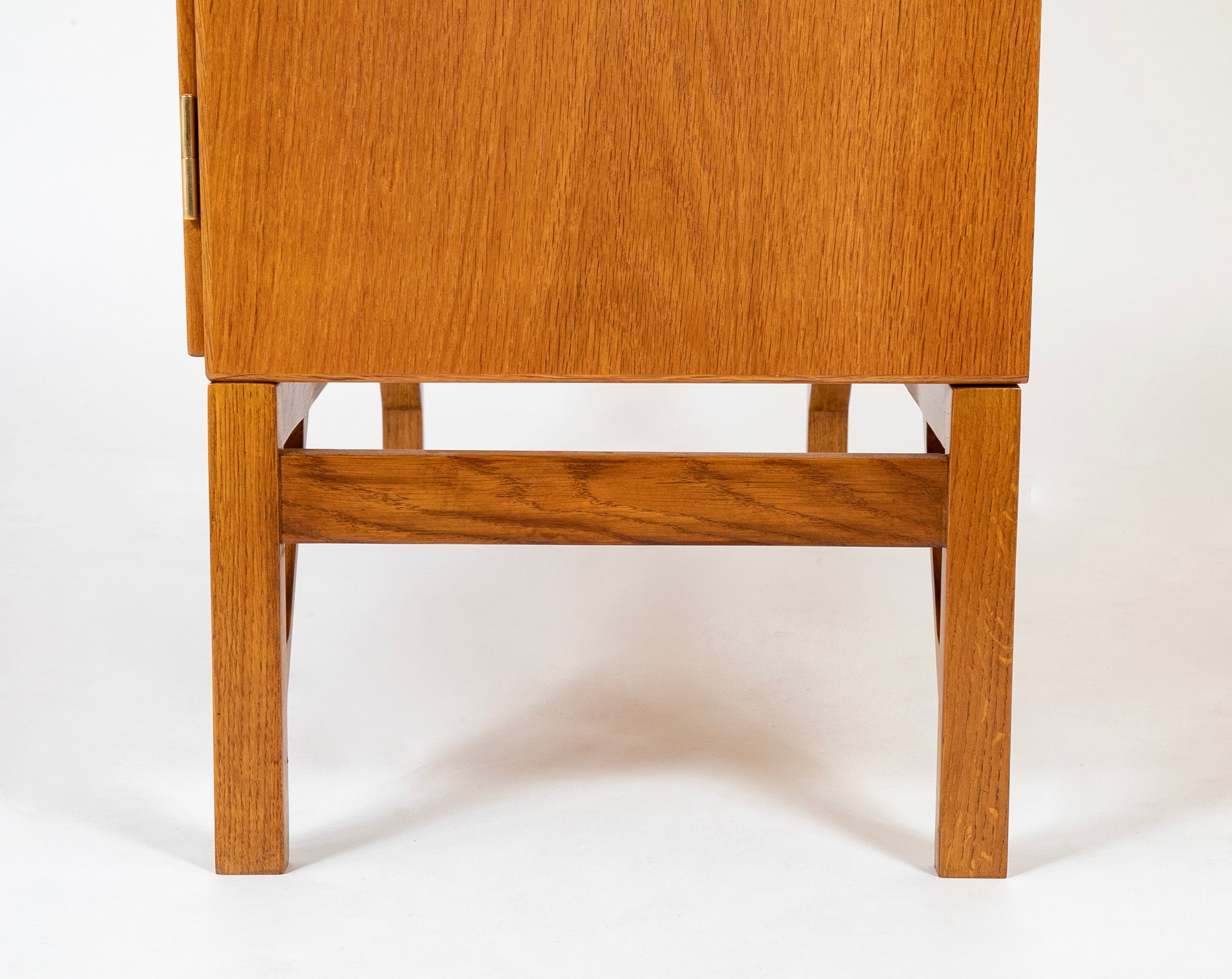 Borge Mogensen Two Door Oak Sideboard with Brass Handles
