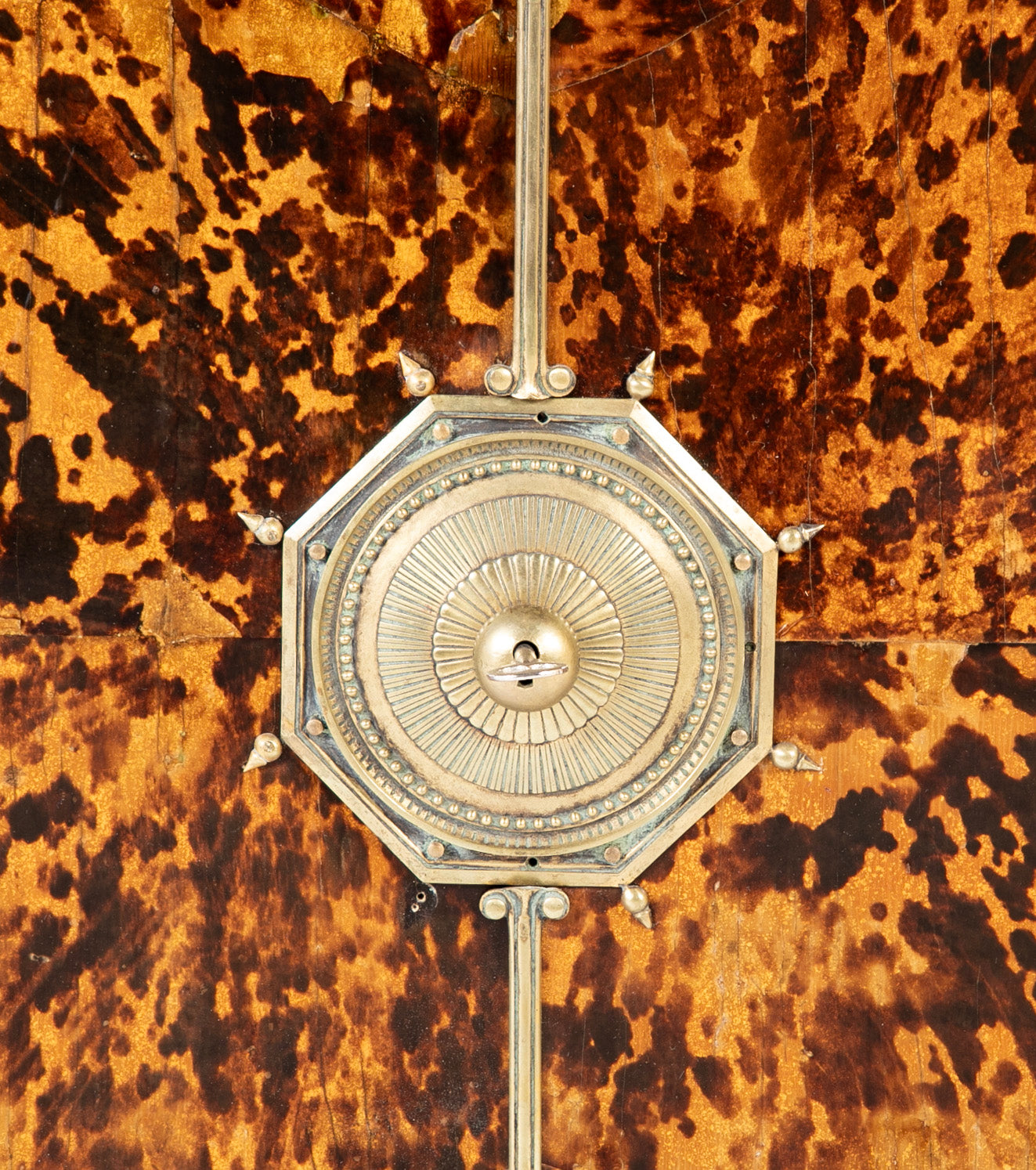 Continental Faux Tortoise & Bone Inlaid Cabinet