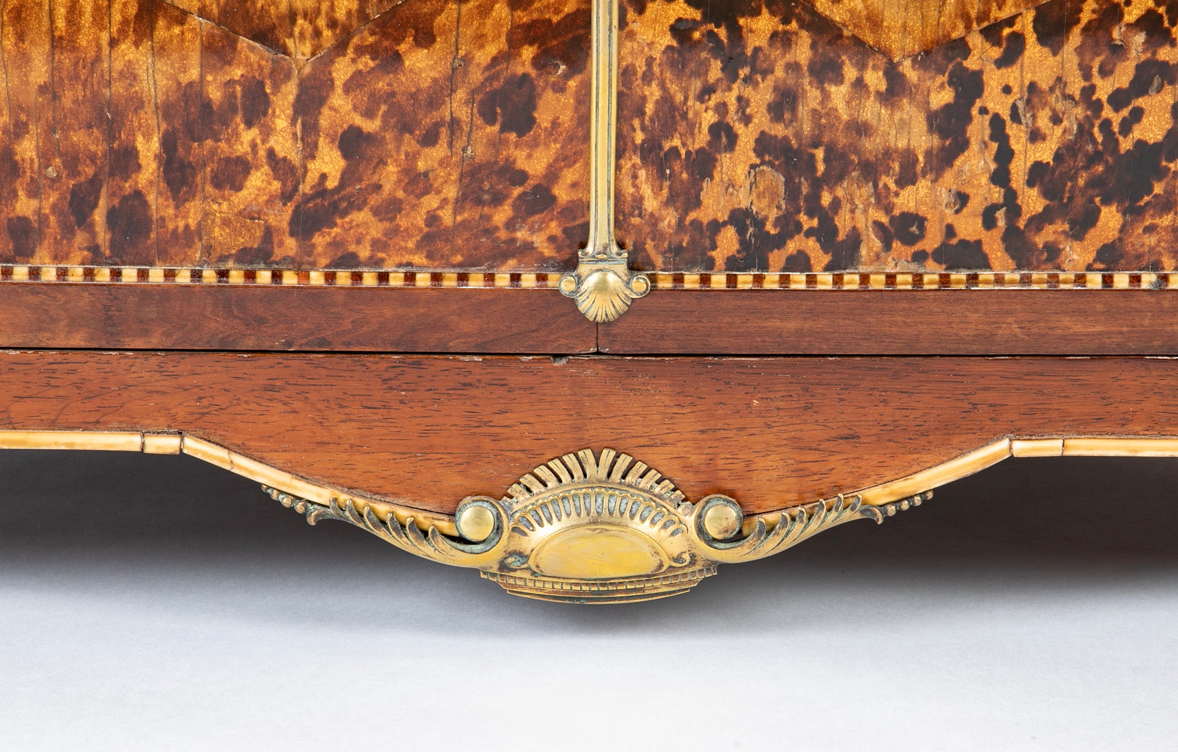 Continental Faux Tortoise & Bone Inlaid Cabinet
