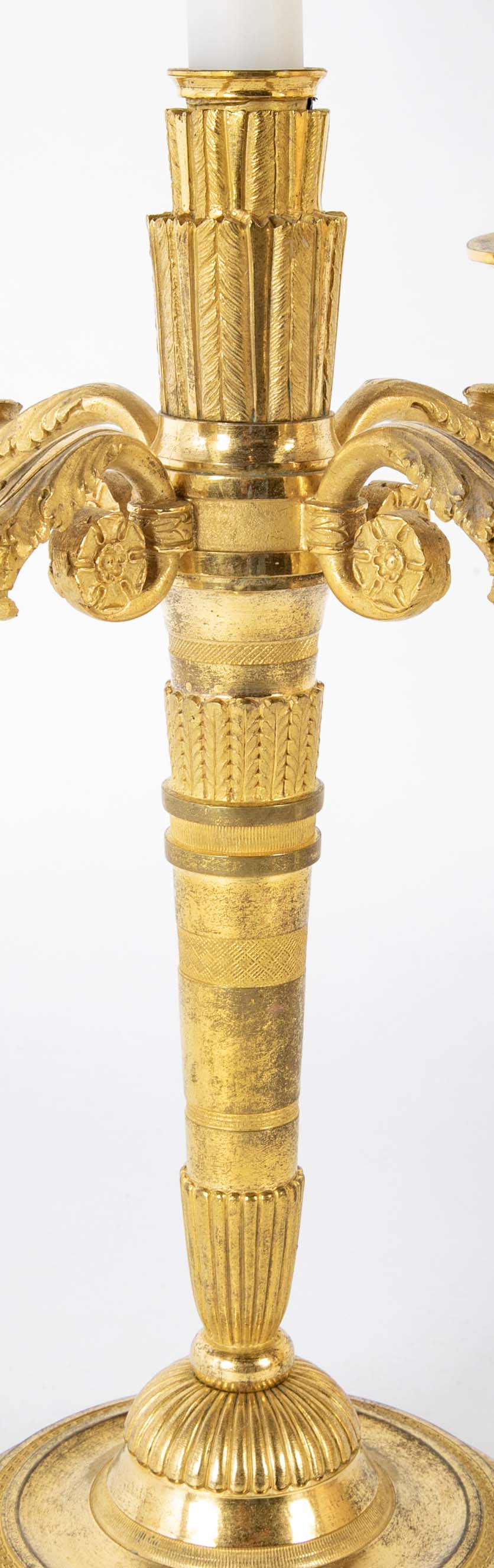 Early 19th Century French D'ore Four Arm Candelabra