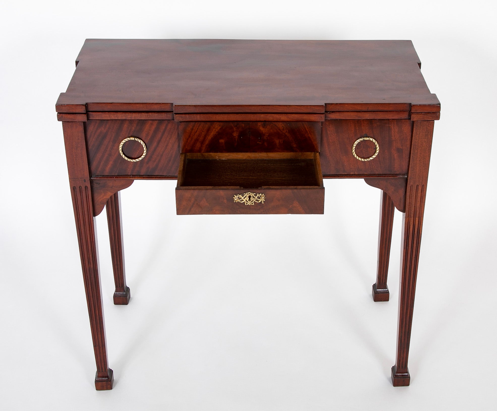 19th Century English Mahogany Games Table