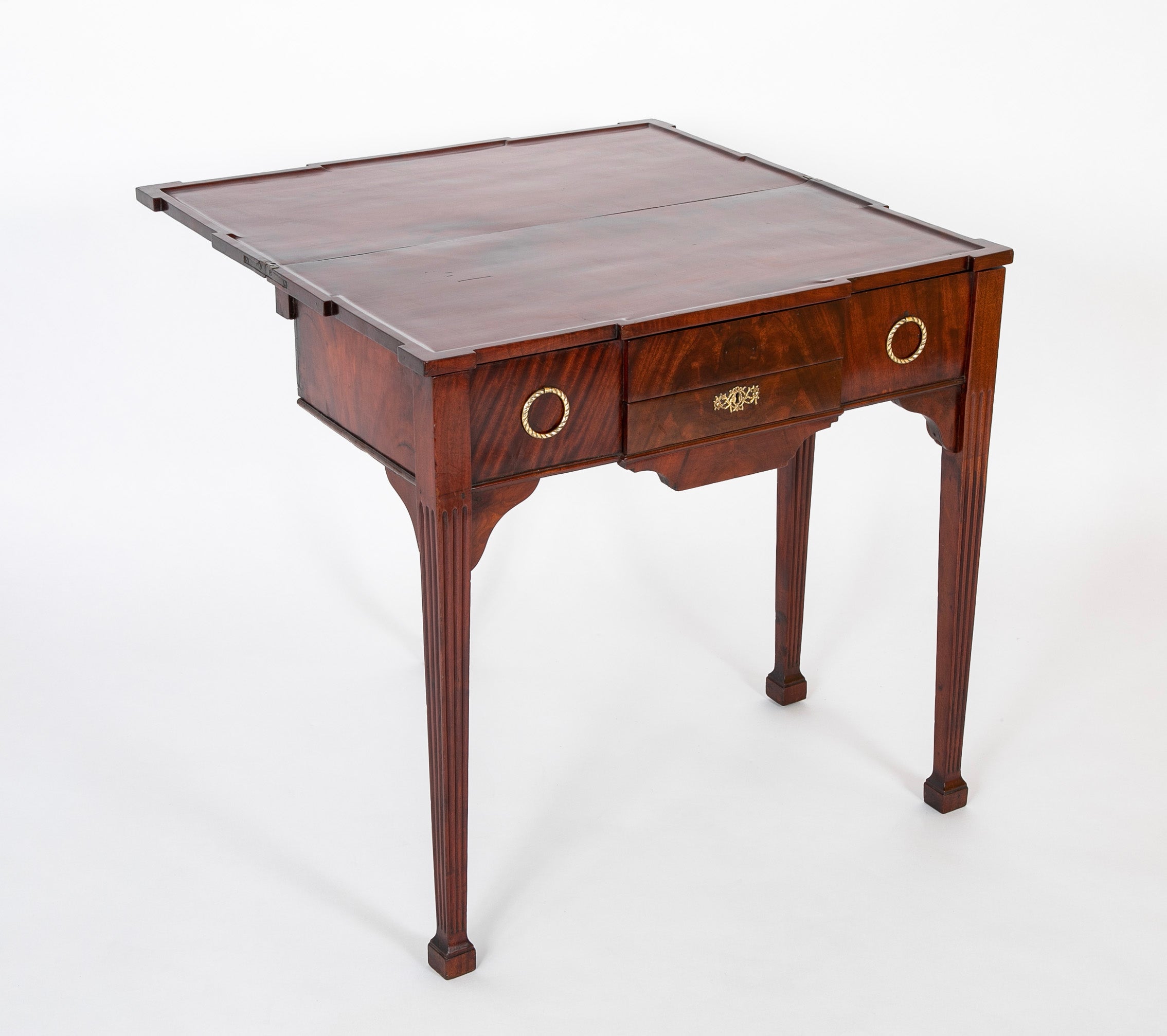 19th Century English Mahogany Games Table