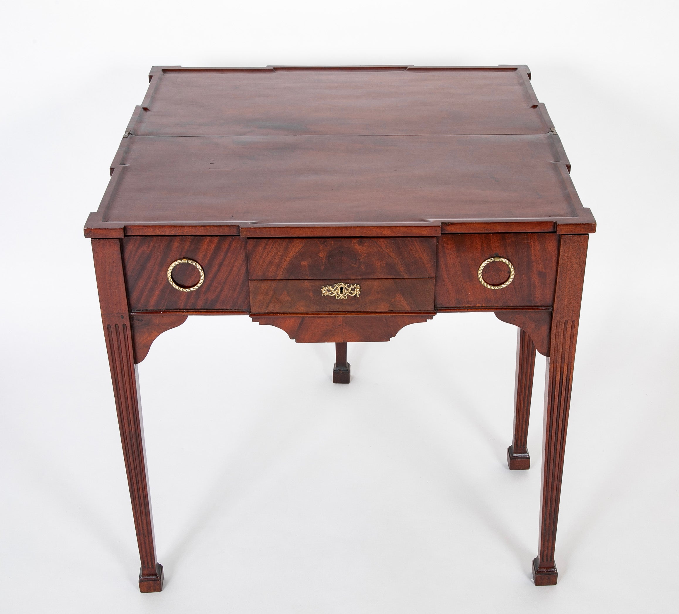 19th Century English Mahogany Games Table