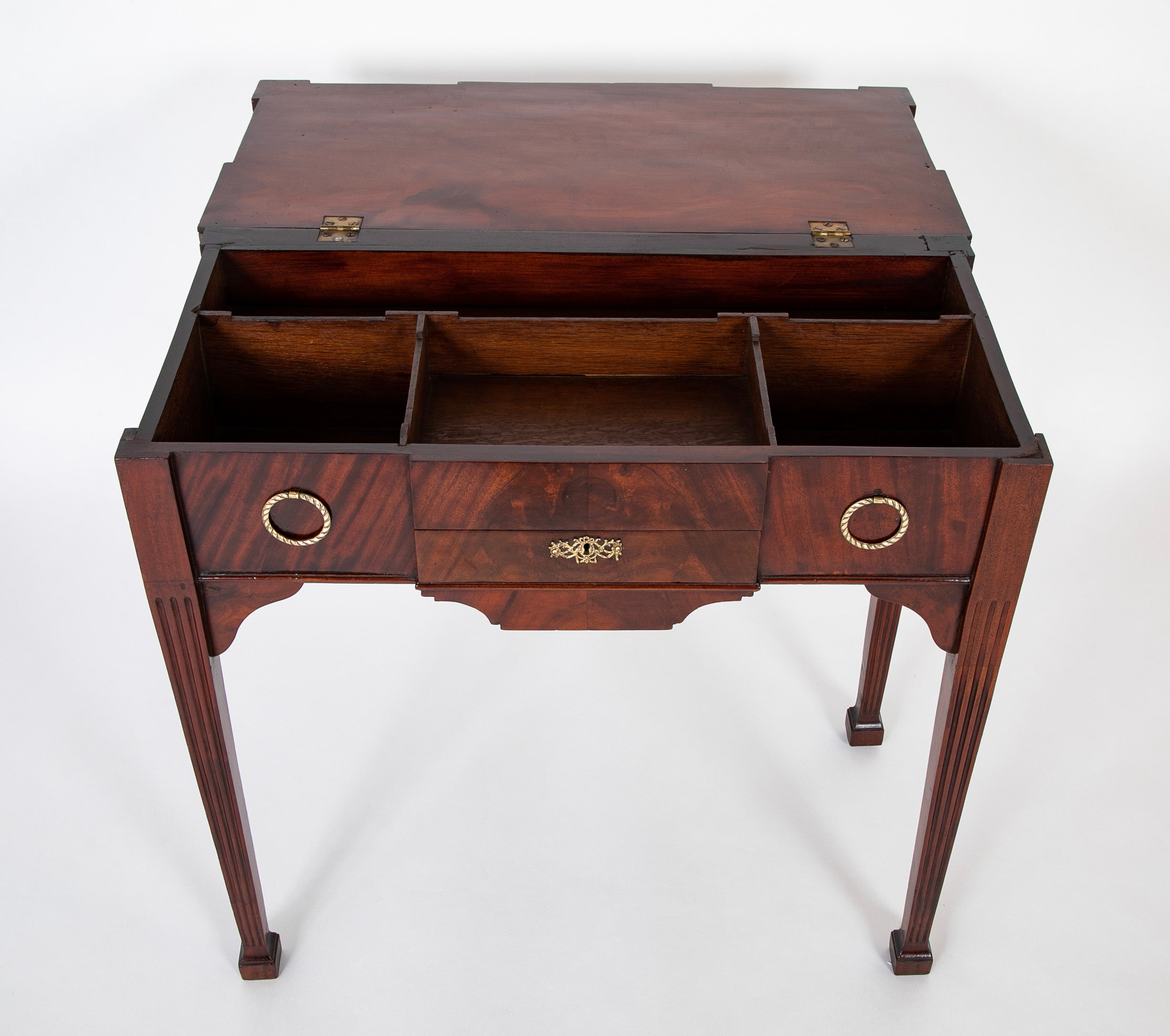 19th Century English Mahogany Games Table