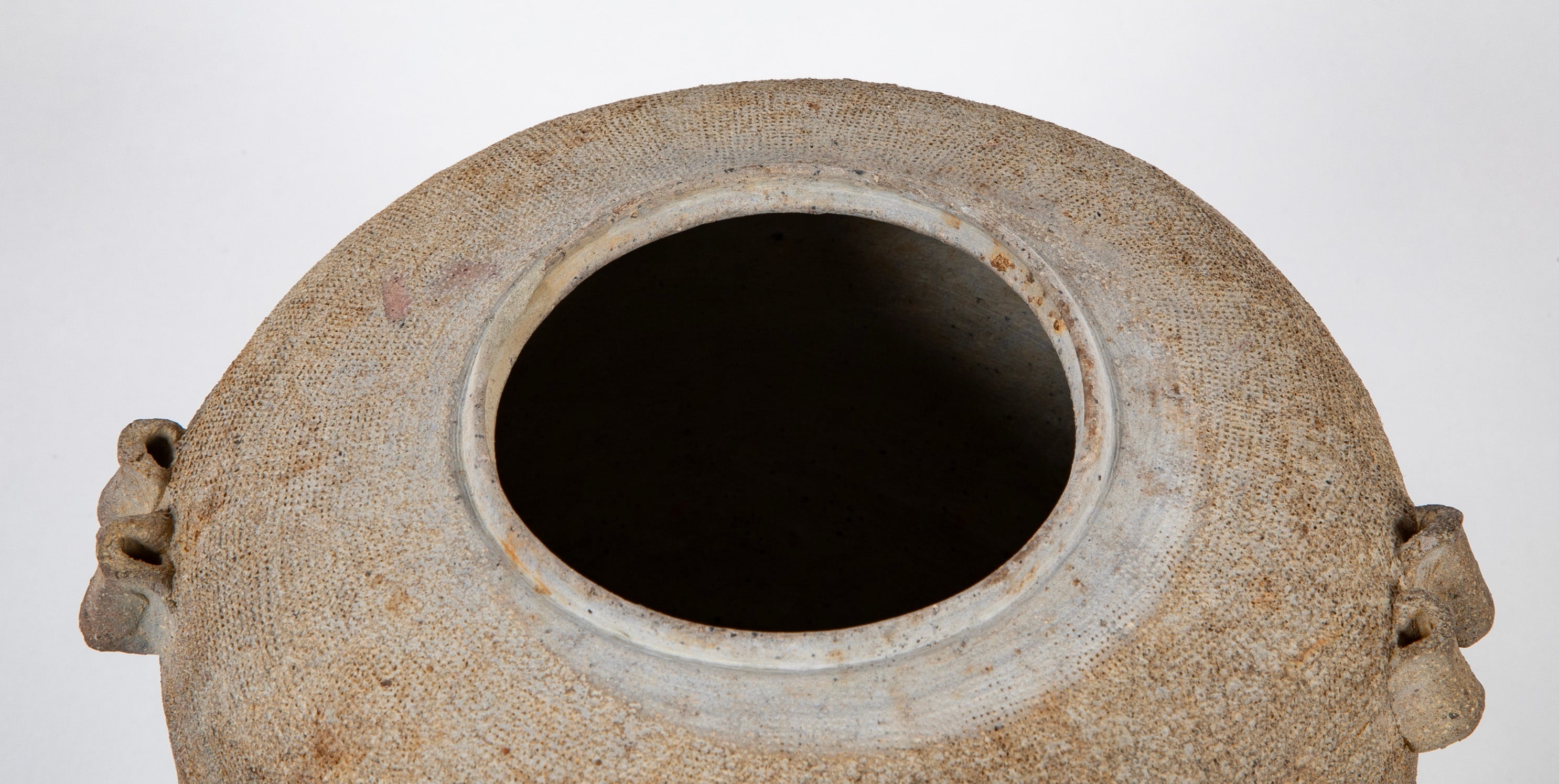 Chinese "Warring States Period" Covered Pottery Jar