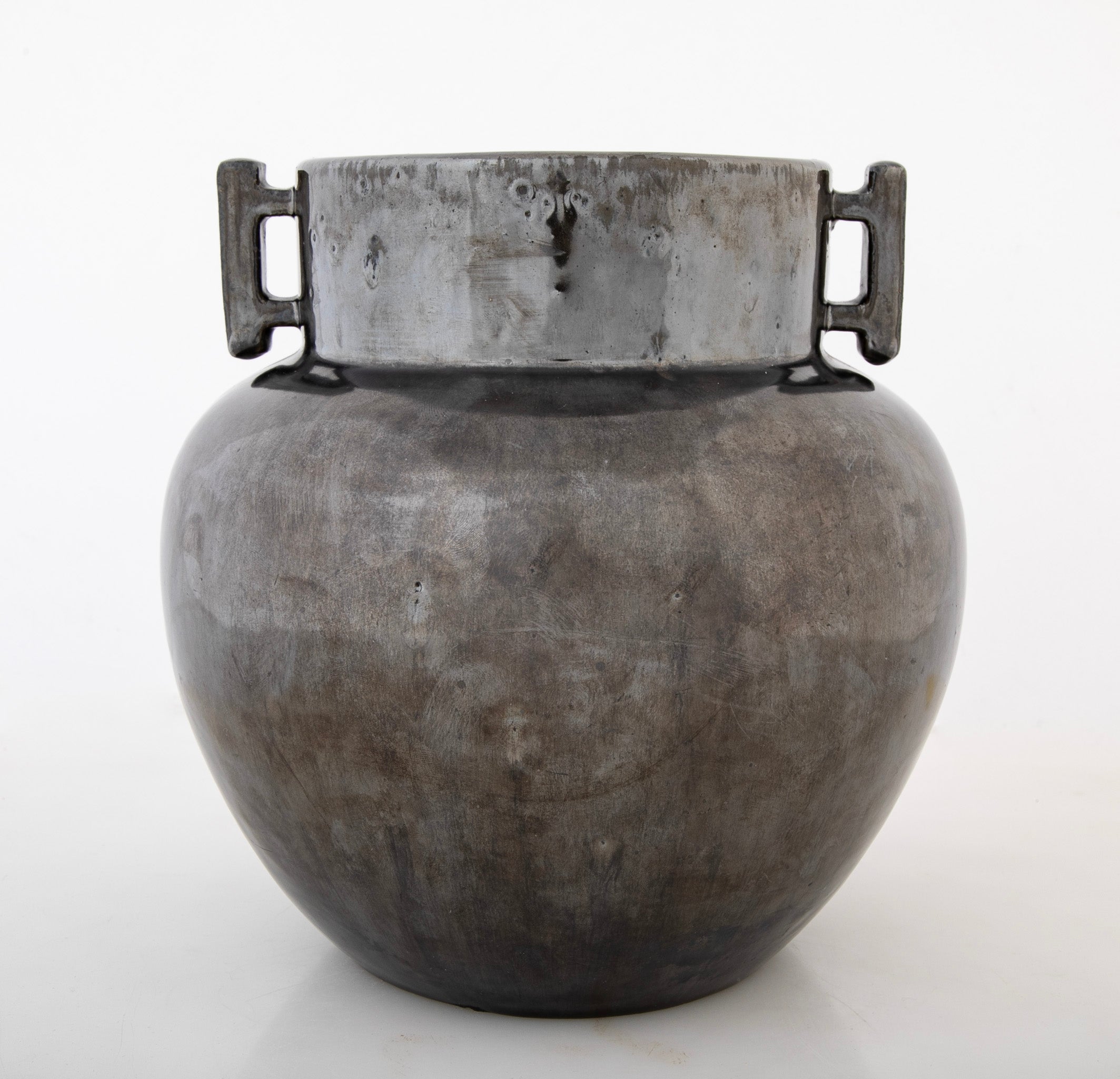 A Two Handled Fulper Vase in the Mission "Chinese" Style
