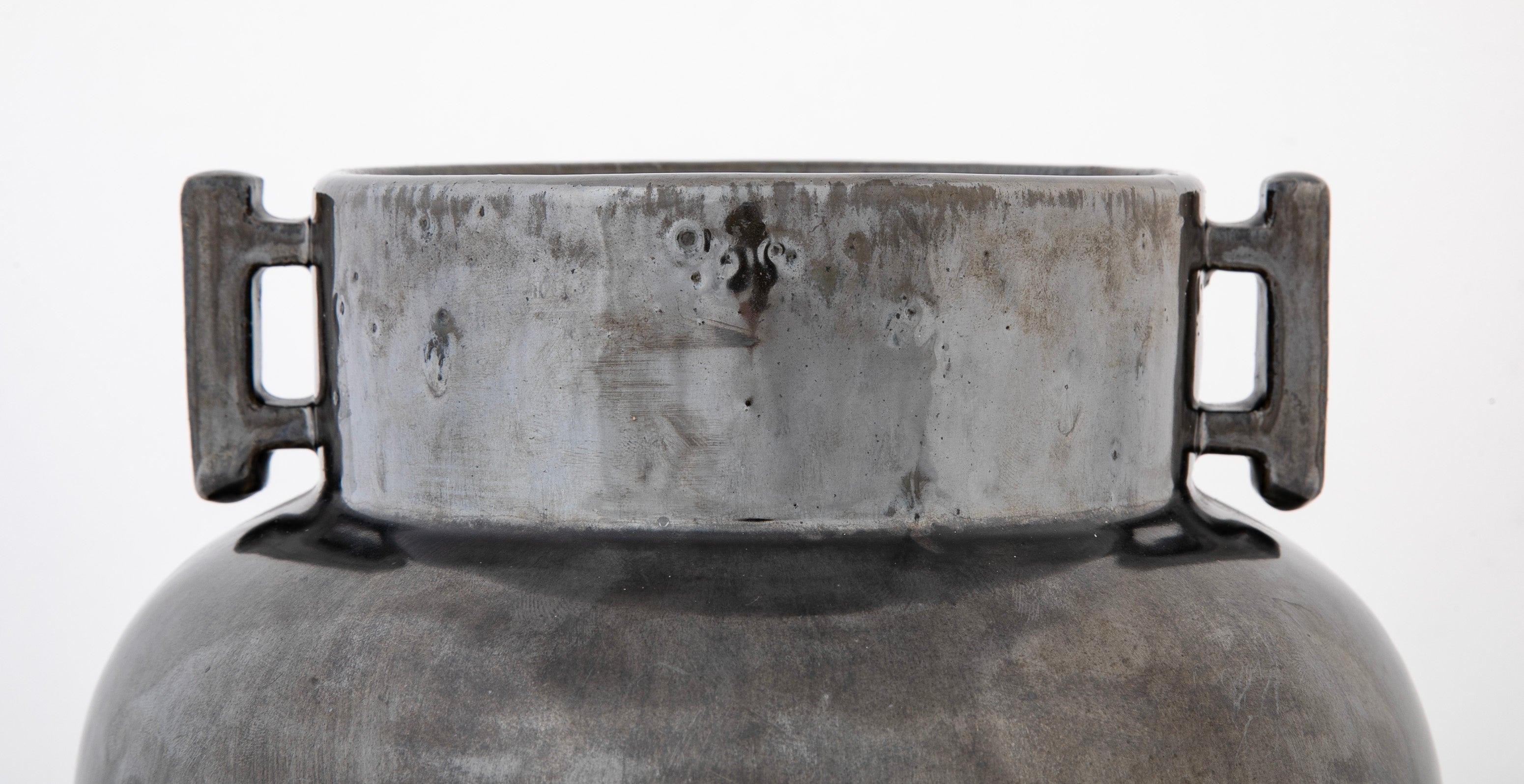 A Two Handled Fulper Vase in the Mission "Chinese" Style