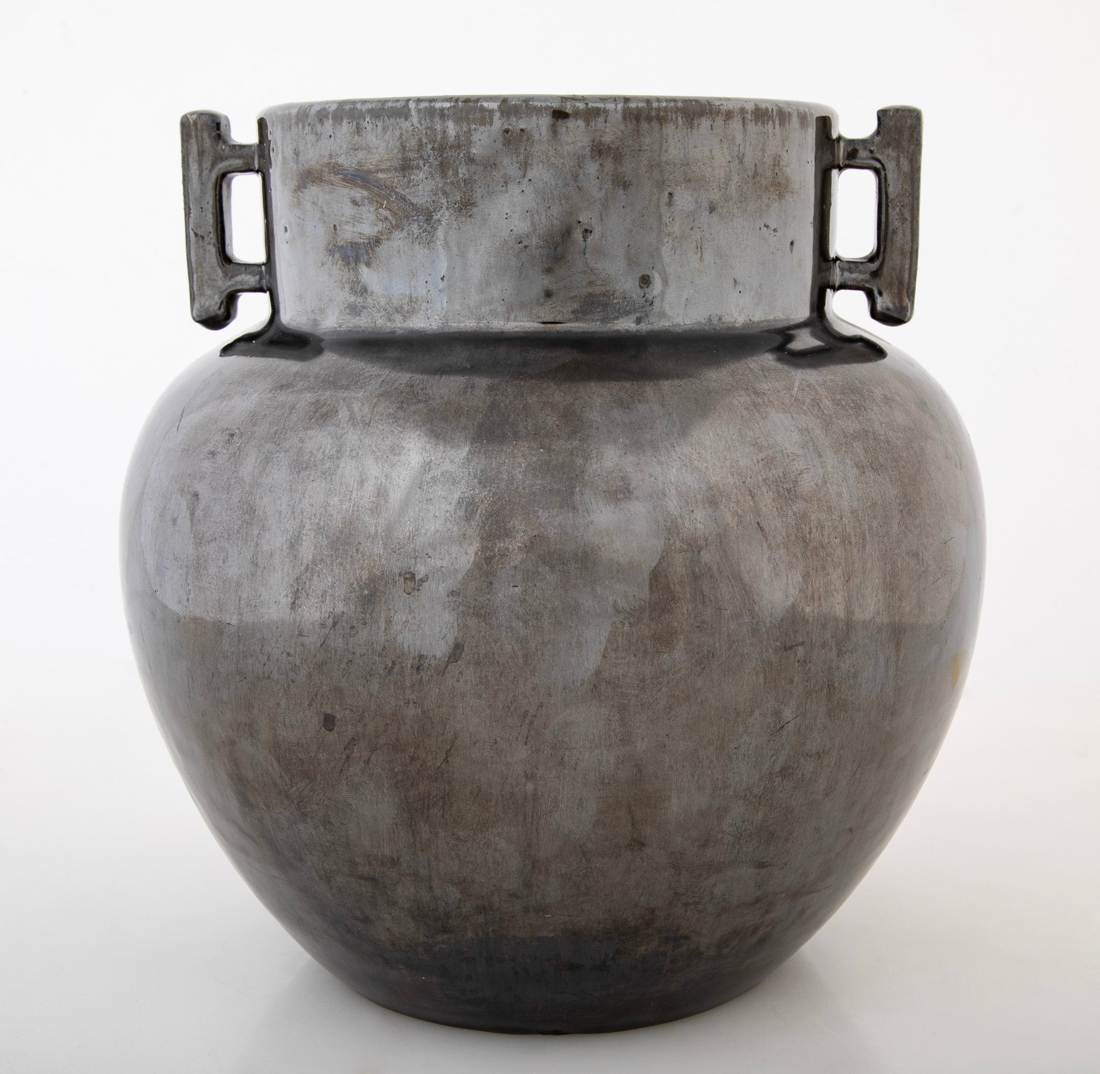 A Two Handled Fulper Vase in the Mission "Chinese" Style