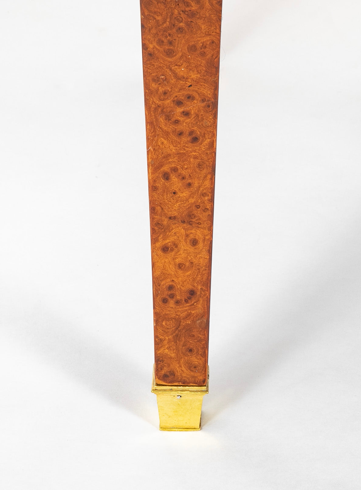19th Century Armchair Veneered in Baltic Amboyna Wood