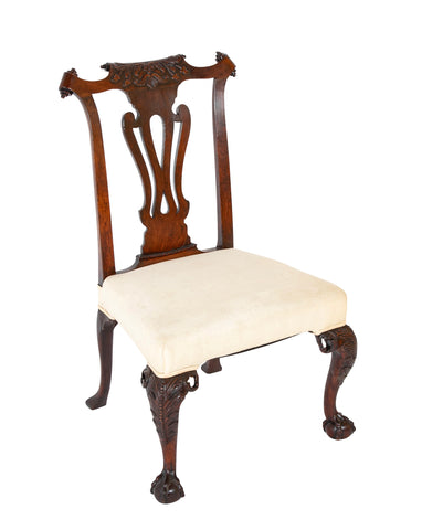 An Irish George II Period Mahogany Side Chair