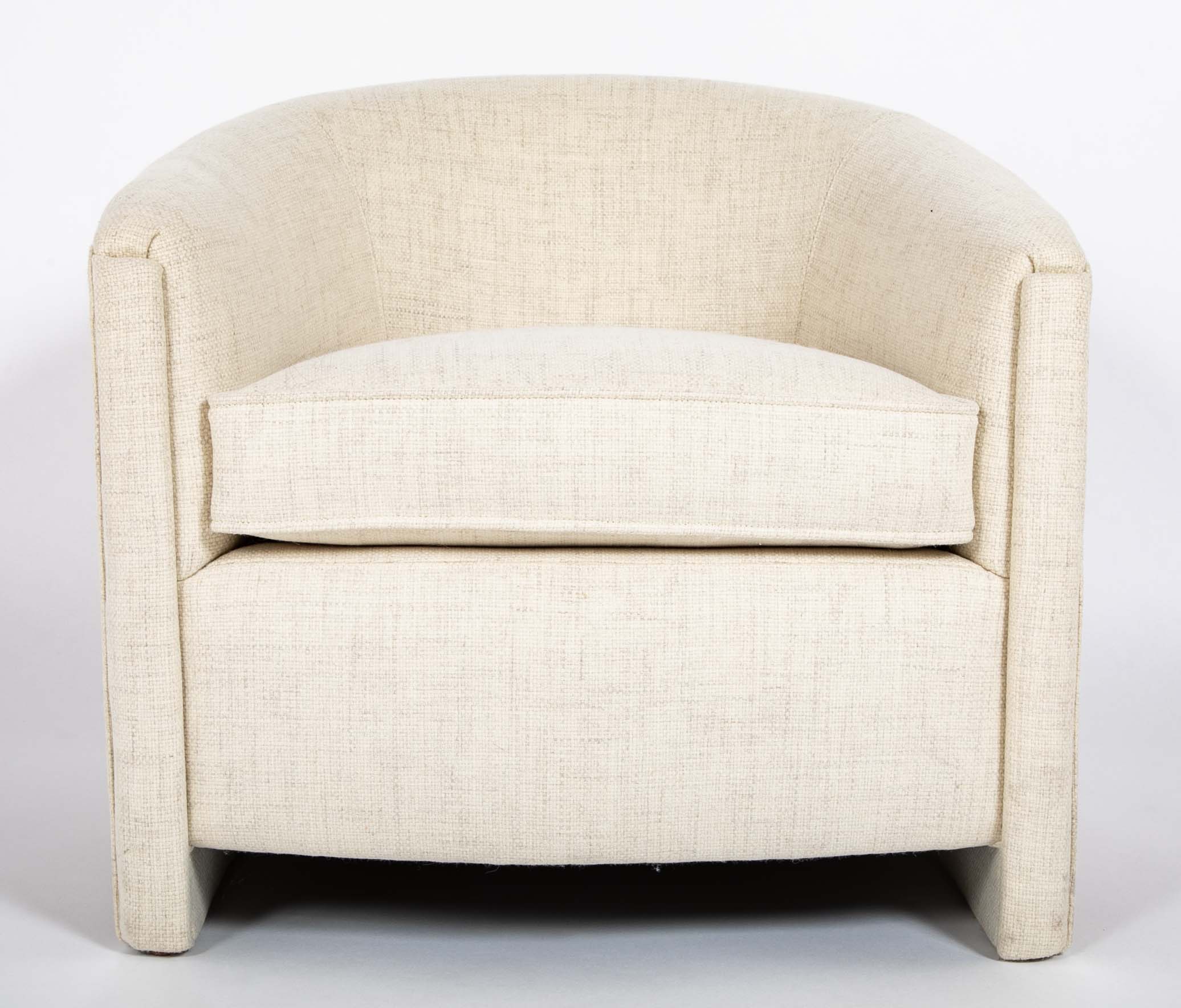 Mid-Century Pencil Rattan Club Chair in Style of Gabriella Crespi