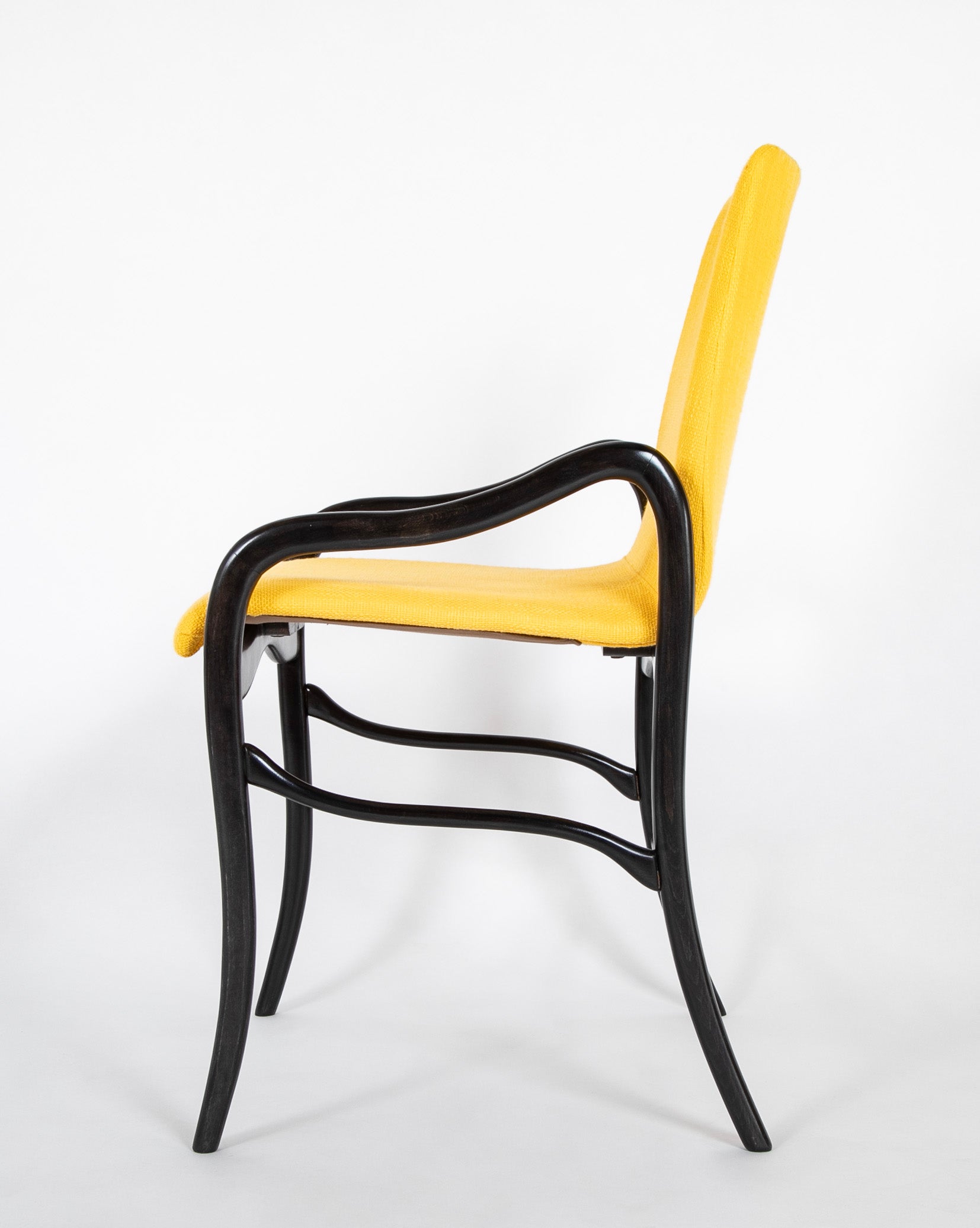 A Set of 8 Sculptural Italian Dining Chairs Attributed to Malatesta & Mason