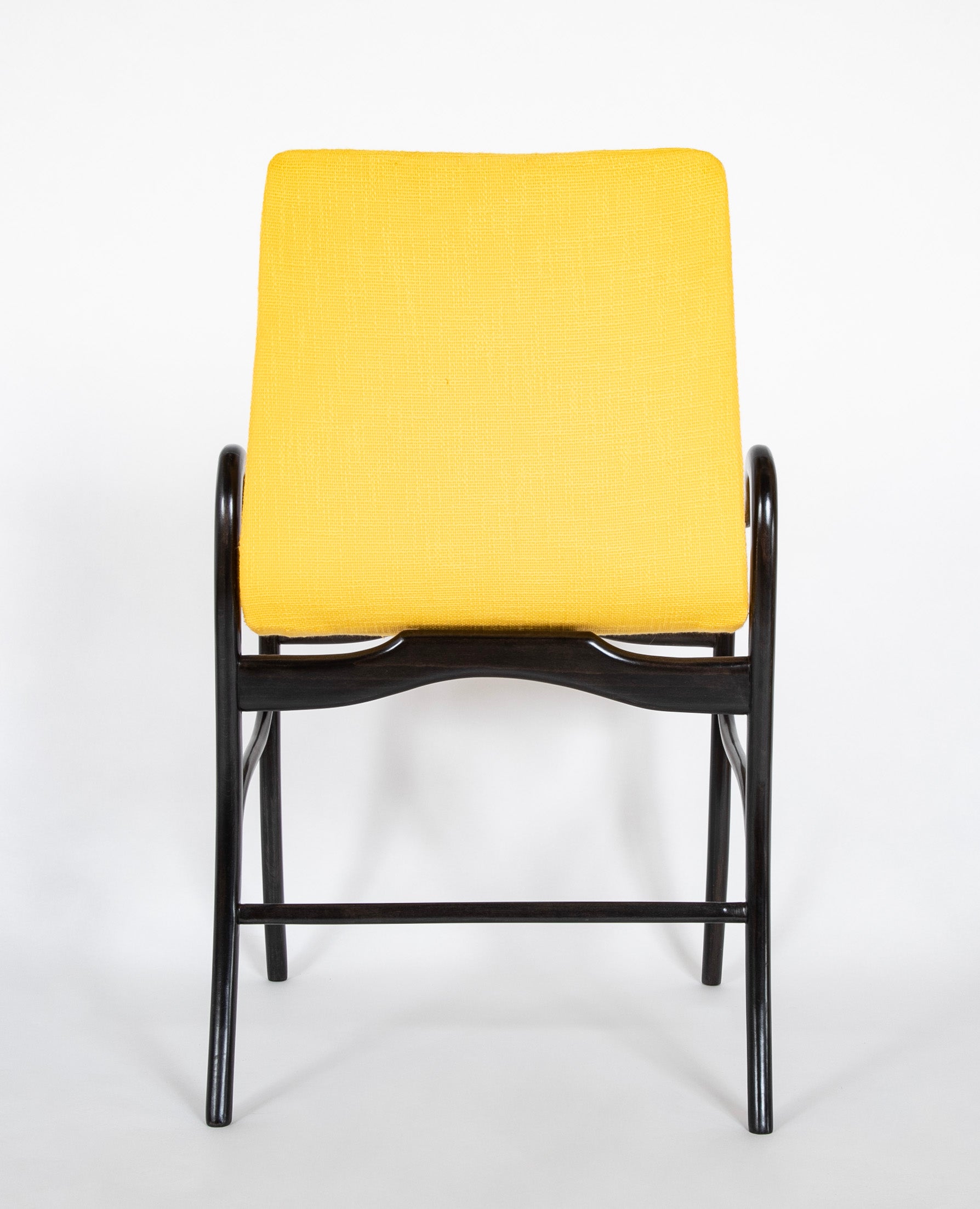 A Set of 8 Sculptural Italian Dining Chairs Attributed to Malatesta & Mason